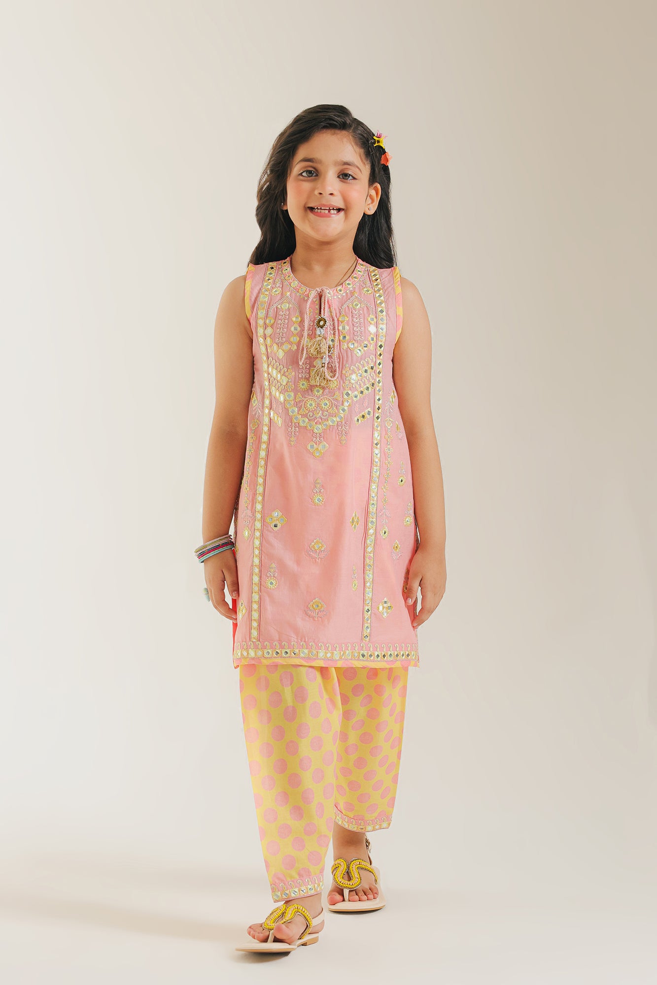 EMBROIDERED SUIT (E1233/402/327) - Image 2