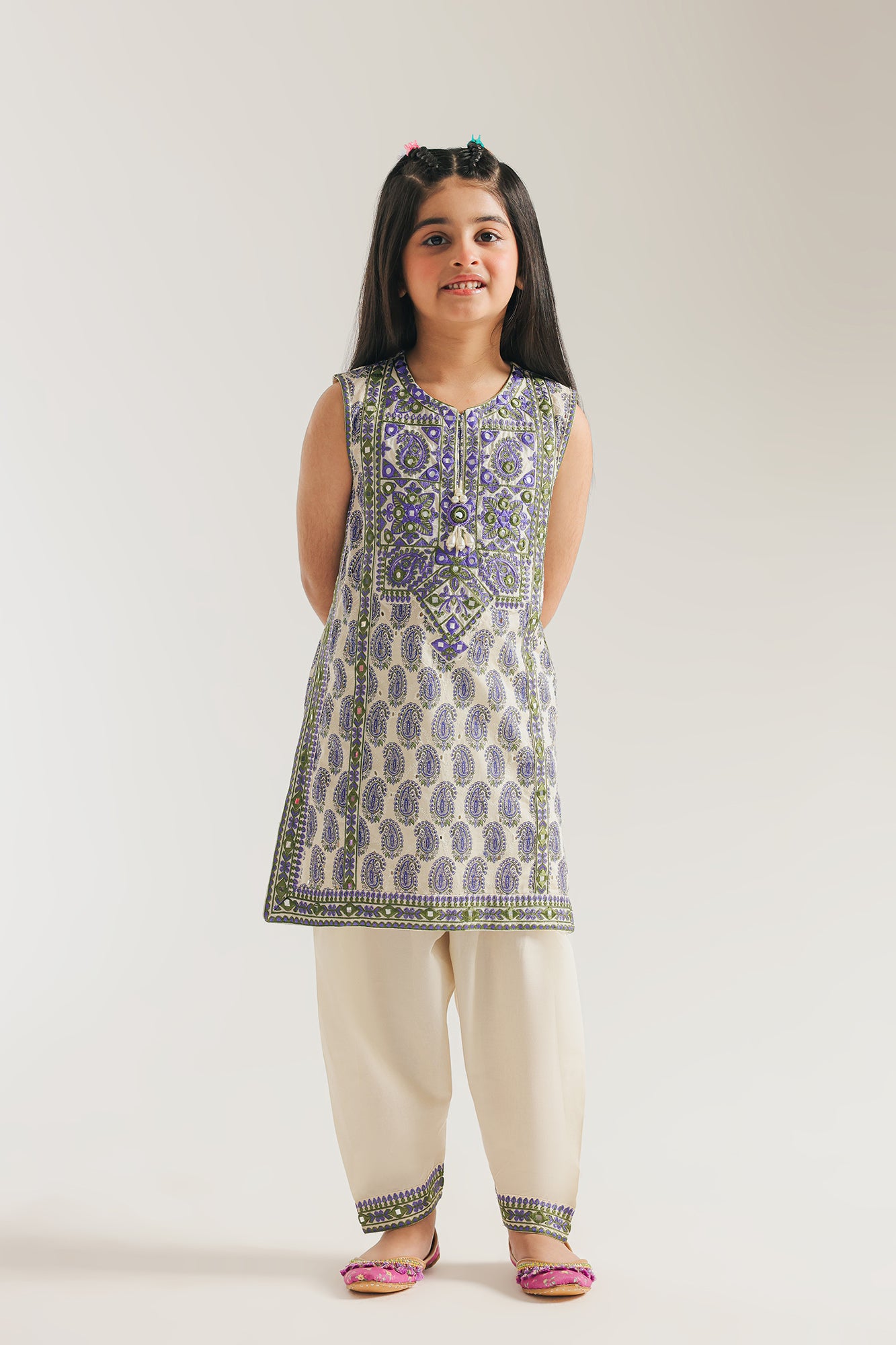 EMBROIDERED SUIT (E1239/402/002) - Image 2