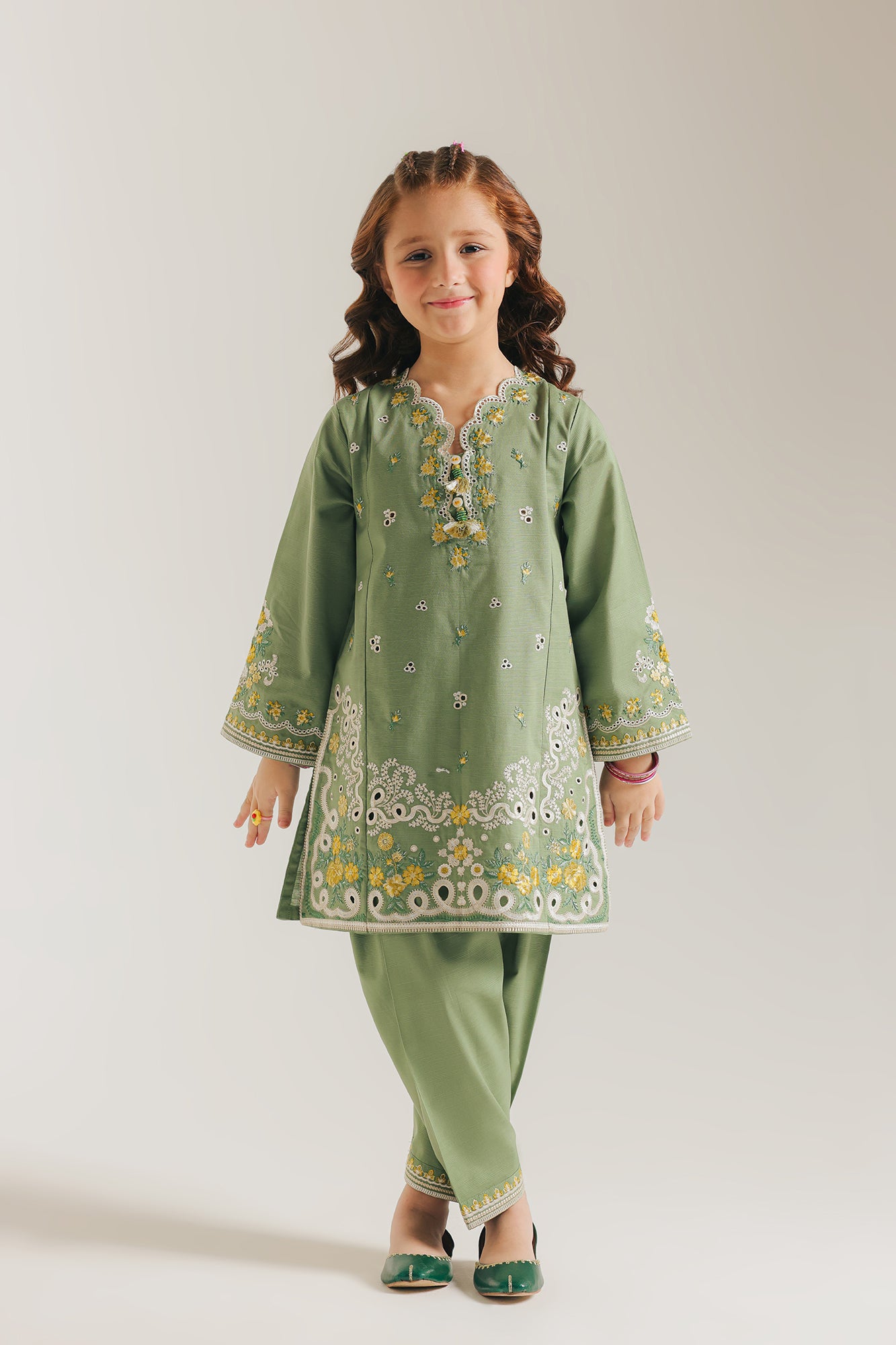 EMBROIDERED SUIT (E1342/402/127) - Image 2