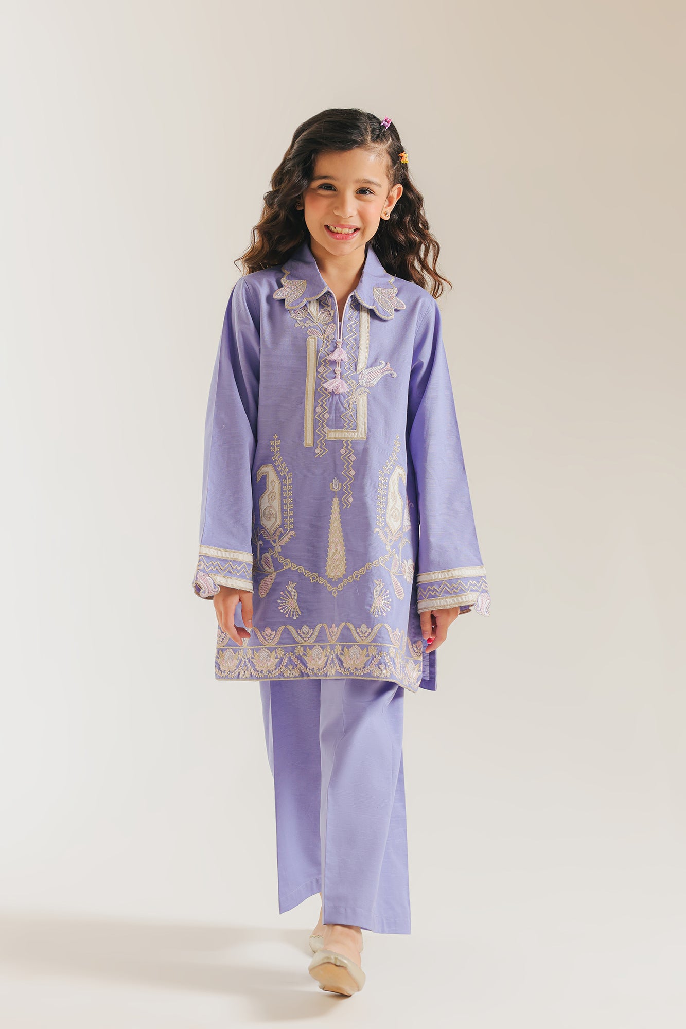 EMBROIDERED SUIT (E1346/402/625) - Image 2