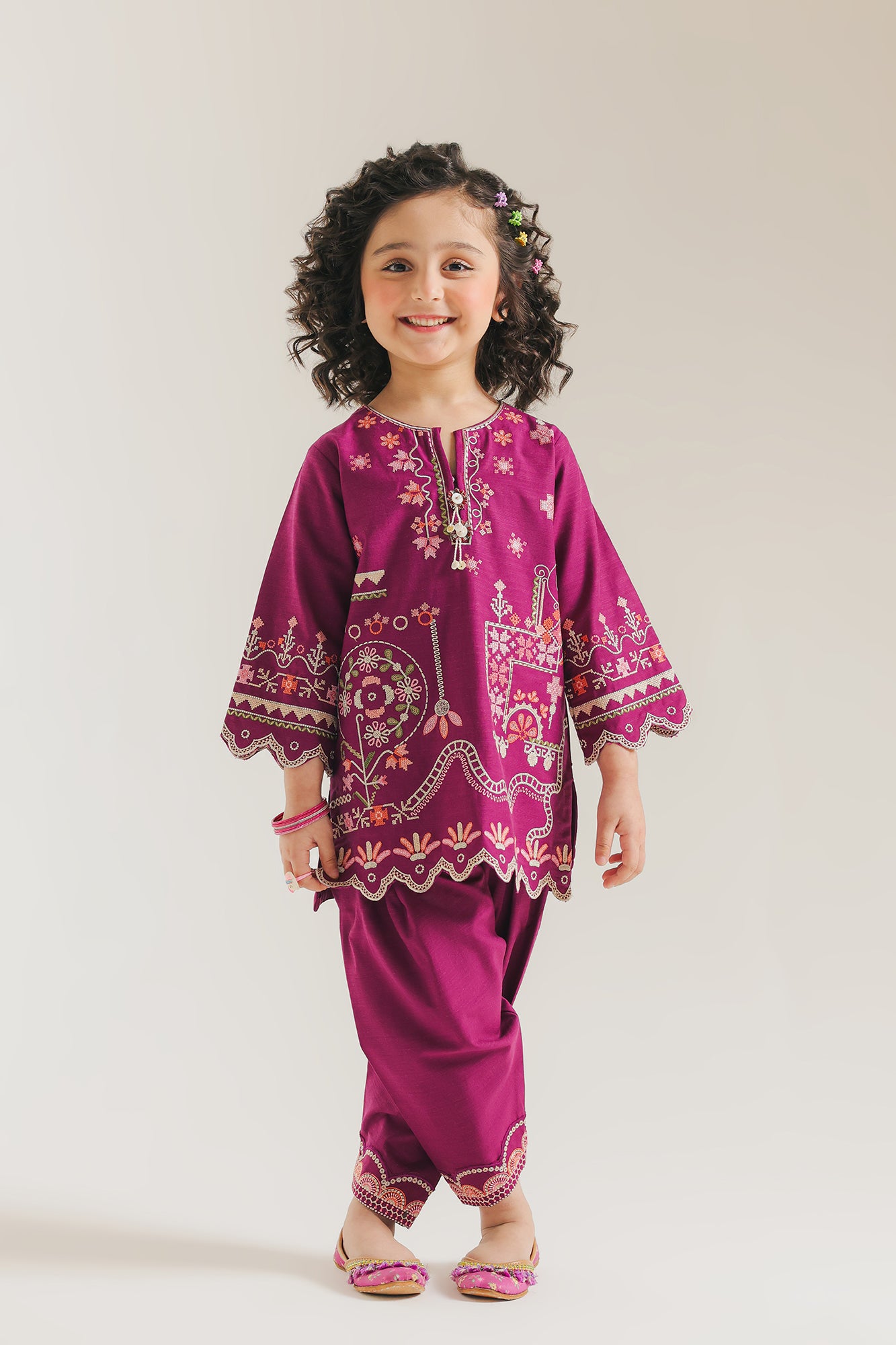 EMBROIDERED SUIT (E1350/402/404) - Image 3