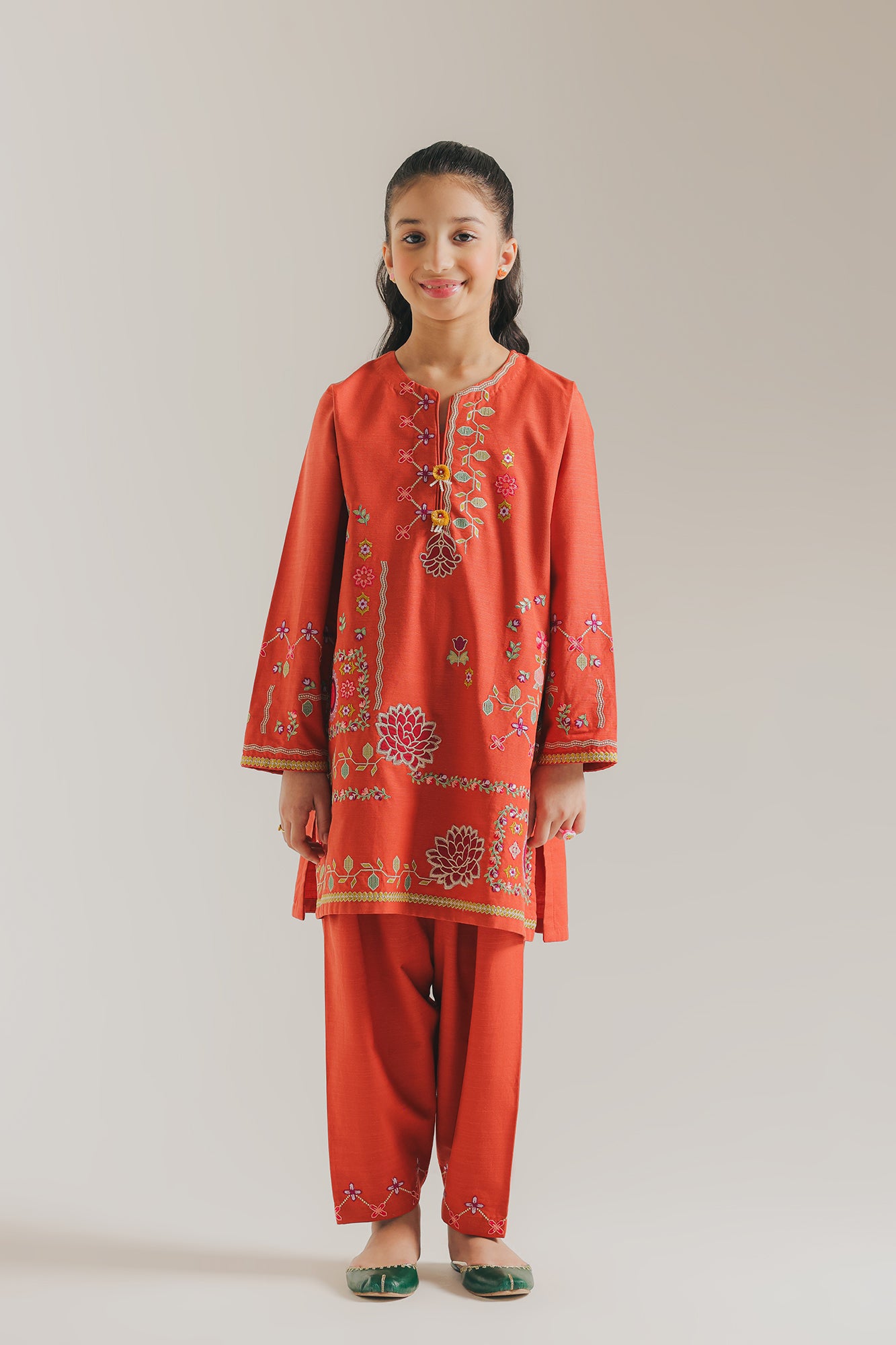 EMBROIDERED SUIT (E1356/402/204) - Image 2
