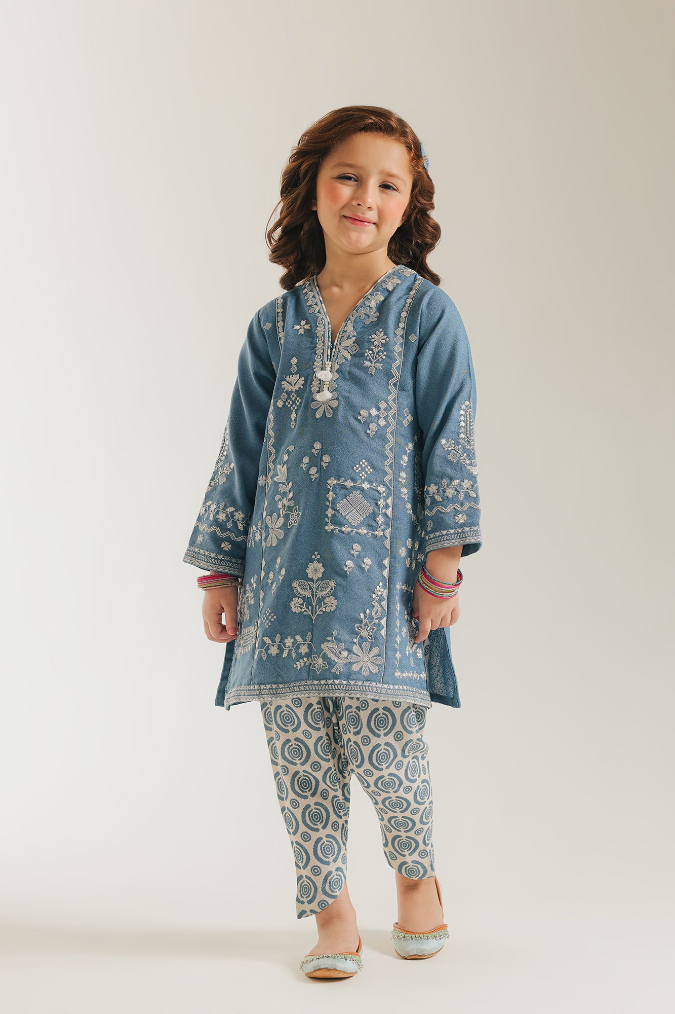 EMBROIDERED SUIT (E1364/402/628) - Image 2