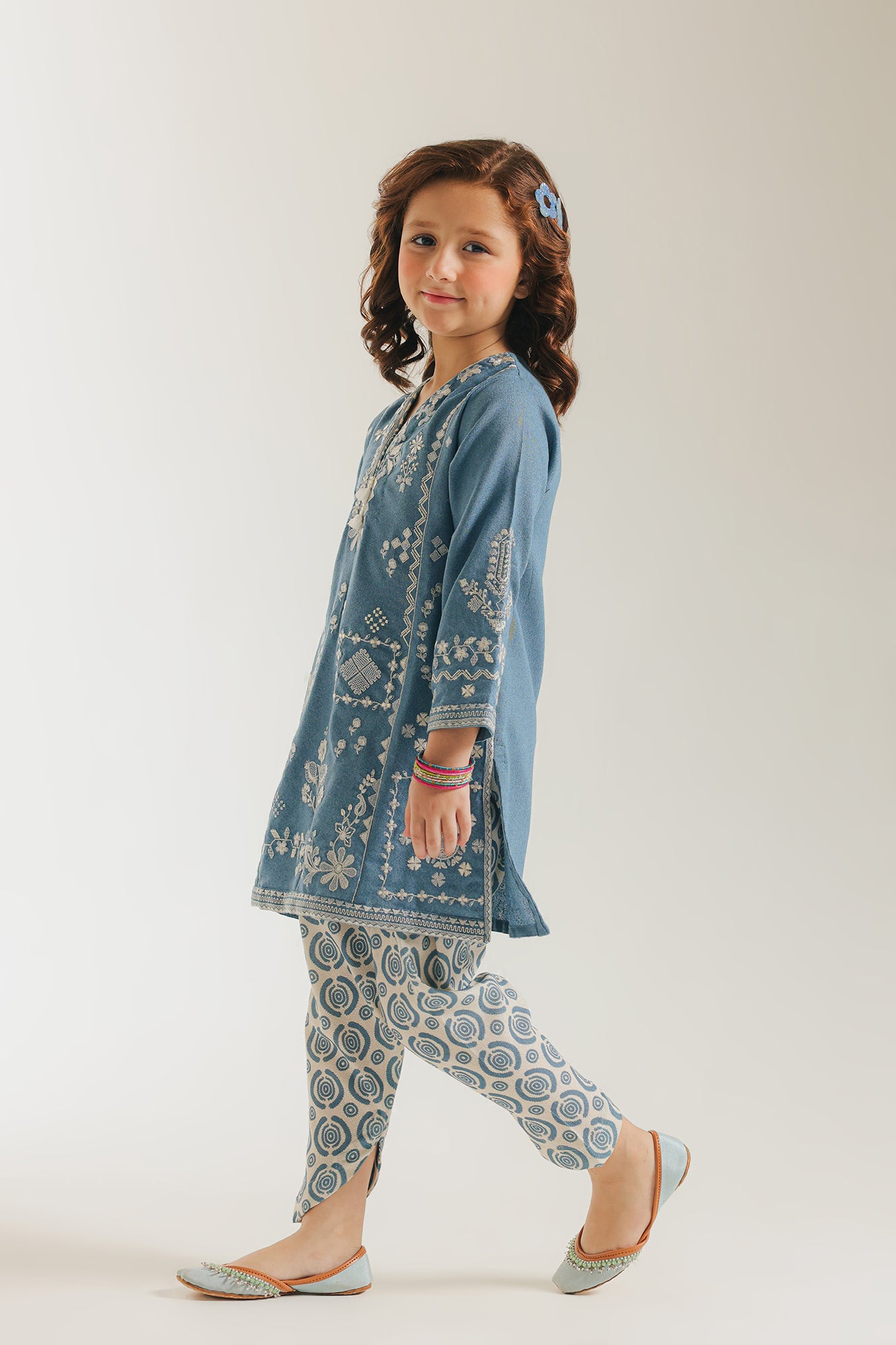 EMBROIDERED SUIT (E1364/402/628) - Image 3