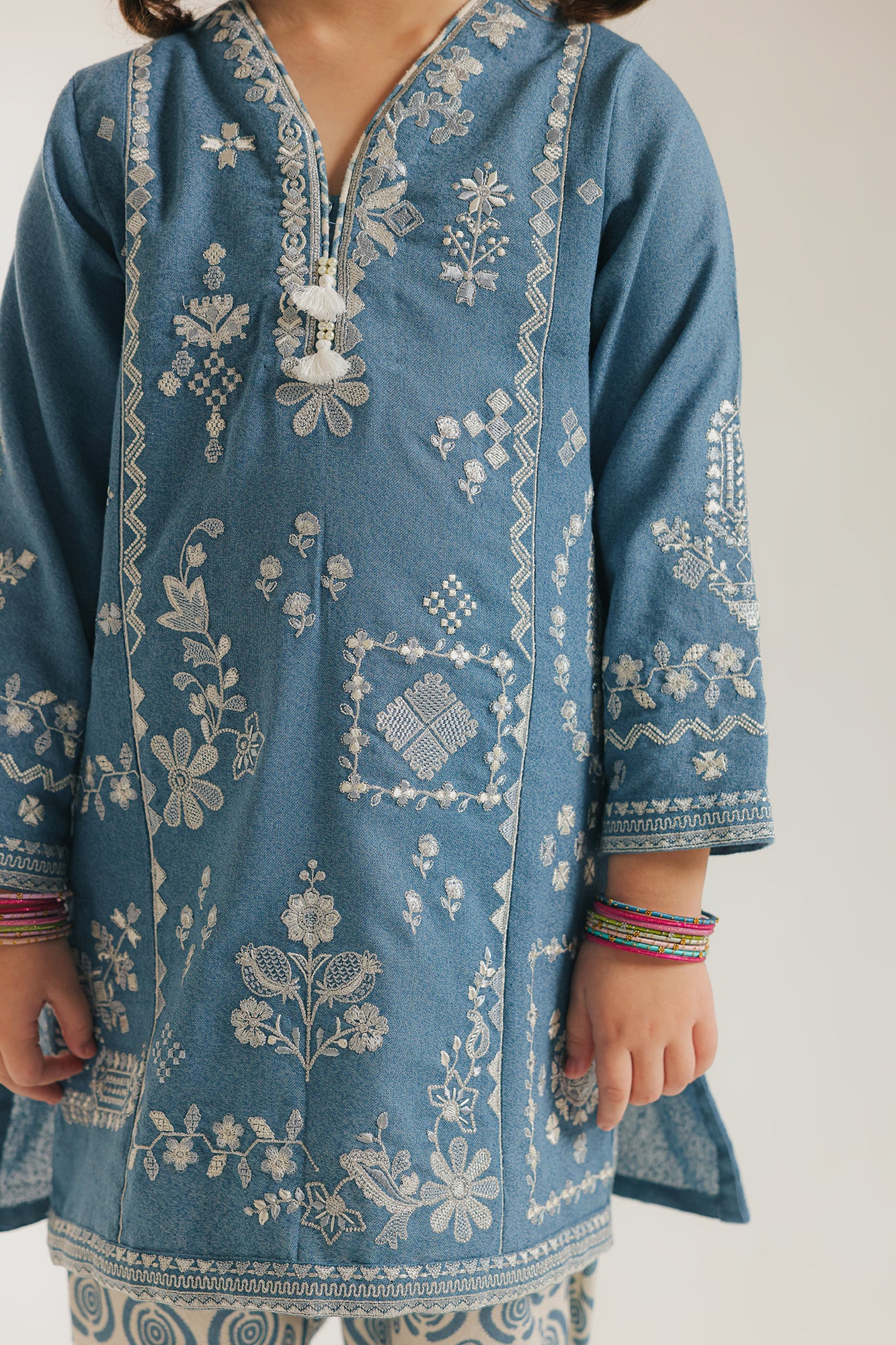 EMBROIDERED SUIT (E1364/402/628) - Image 6