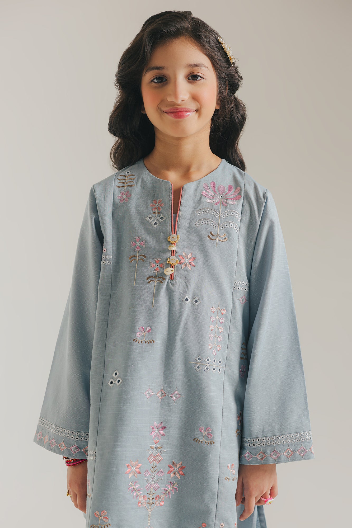 EMBROIDERED SUIT (E1371/402/613) - Image 4