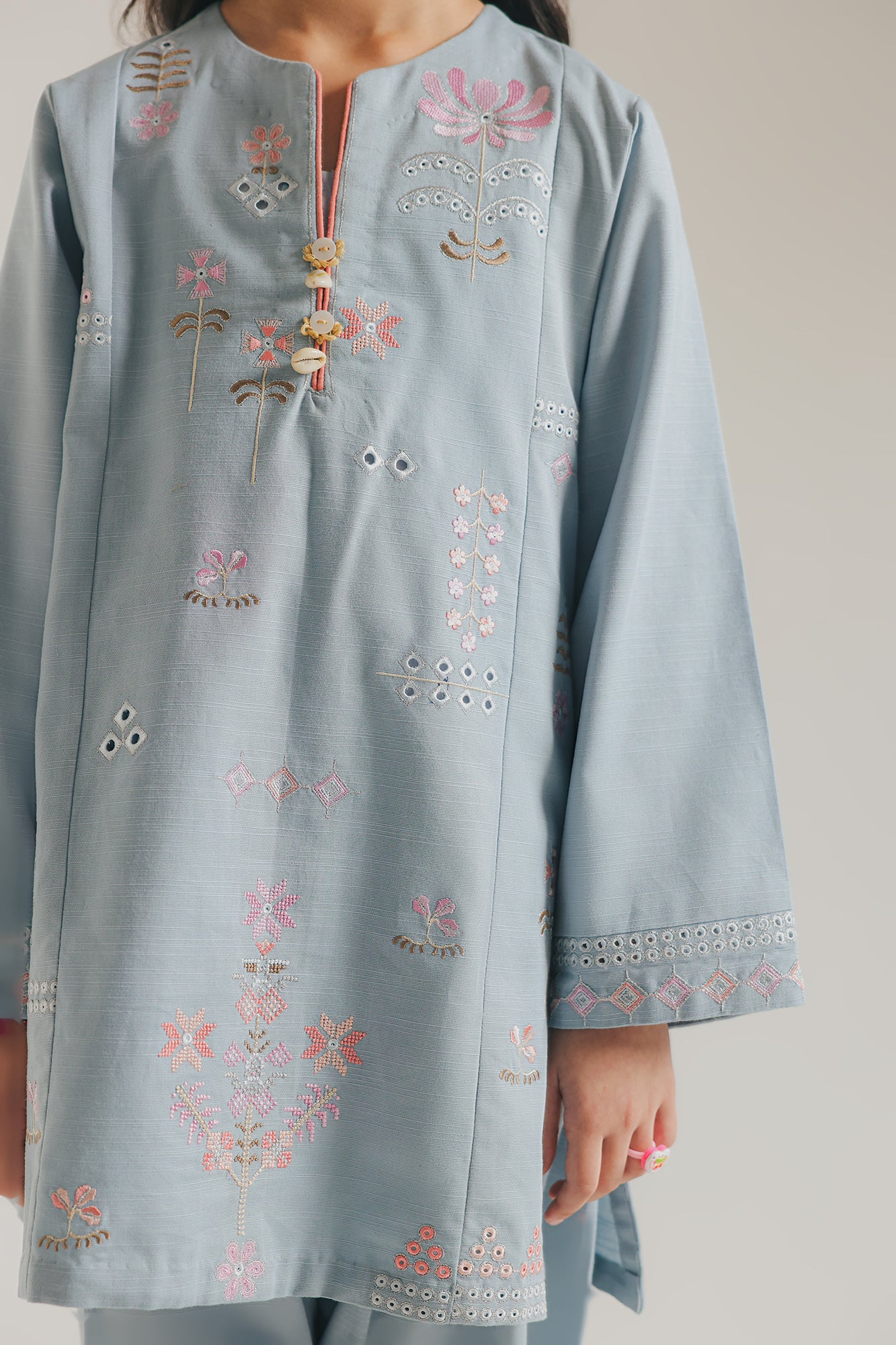 EMBROIDERED SUIT (E1371/402/613) - Image 5