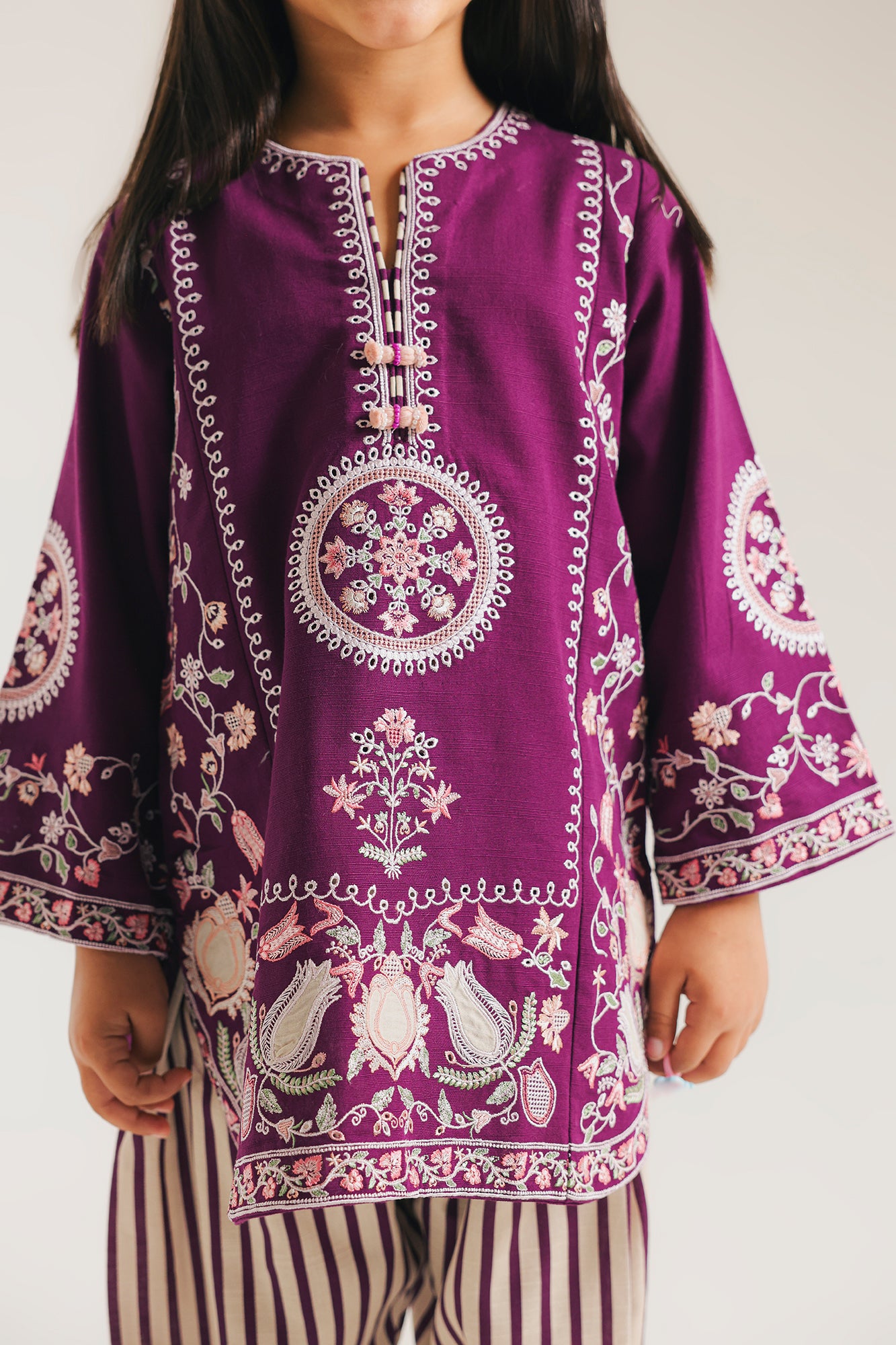 EMBROIDERED SUIT (E1375/402/518) - Image 5