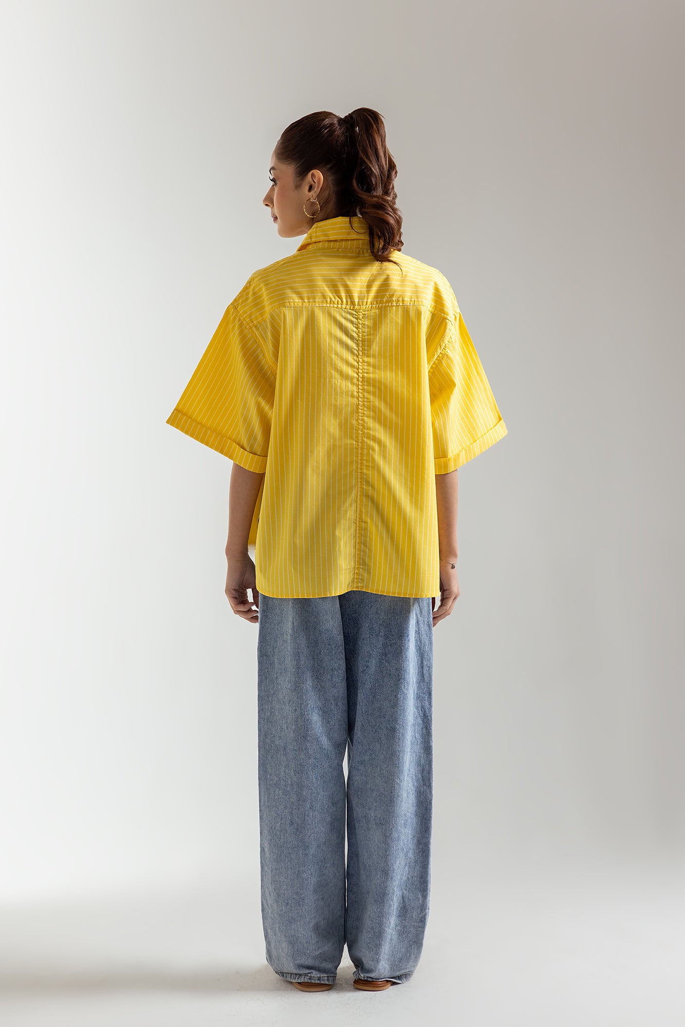STRIPED BUTTON DOWN SHIRT (E2331/108/106) - Image 4