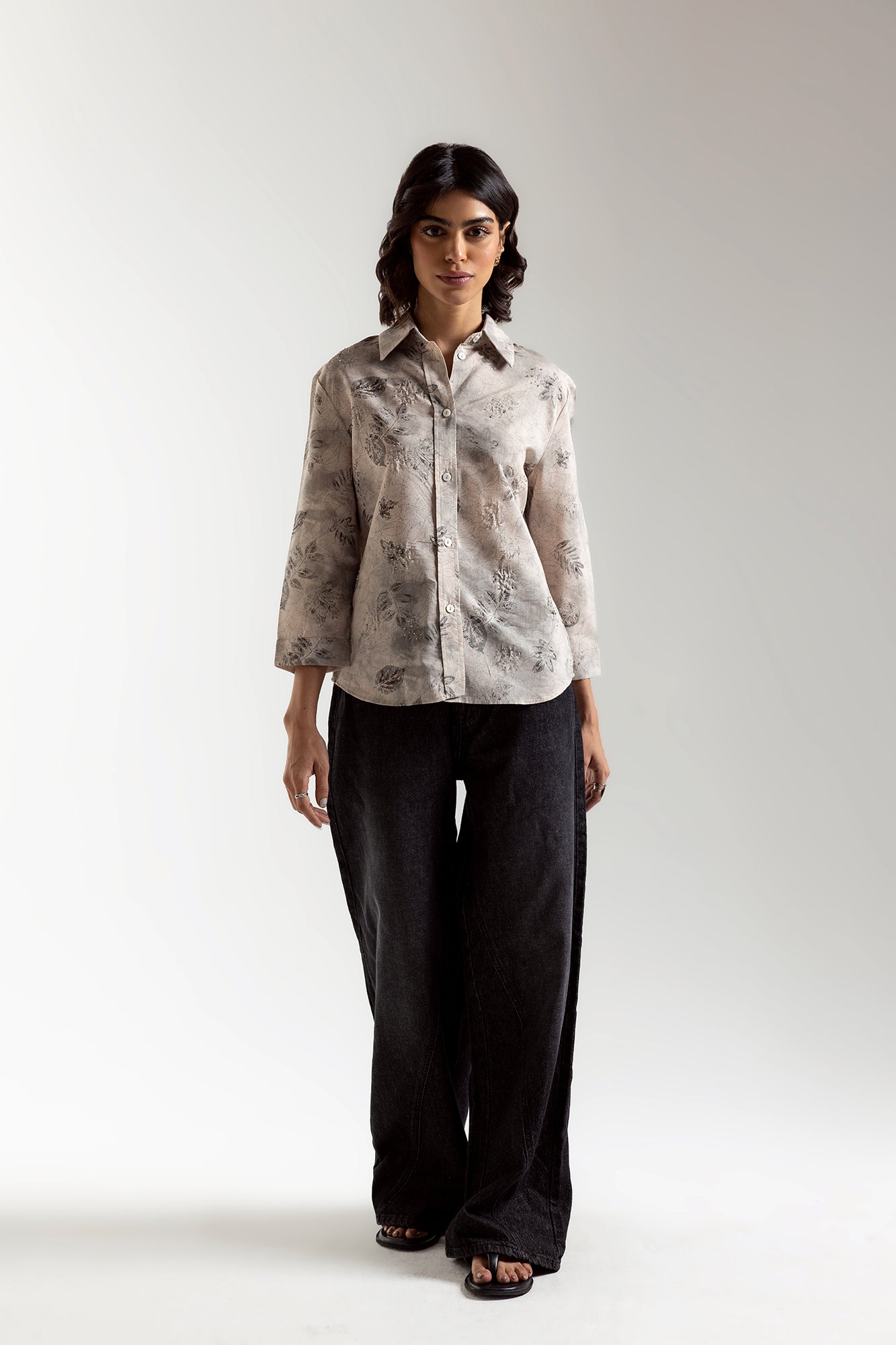 PRINTED BUTTON DOWN SHIRT (E2343/108/128) - Image 2