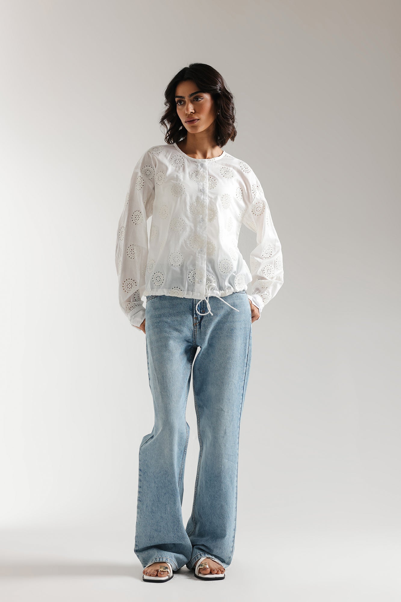 EMBROIDERED TOP (E2486/108/001) - Image 2