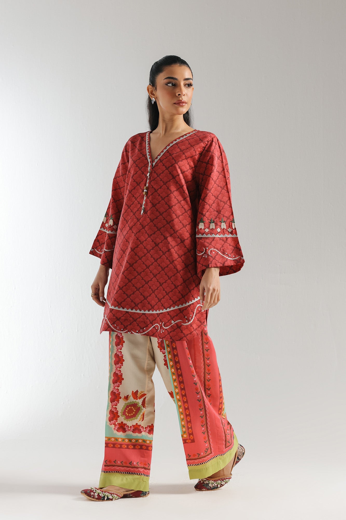 EMBROIDERED SUIT (E2926/103/416) - Image 2