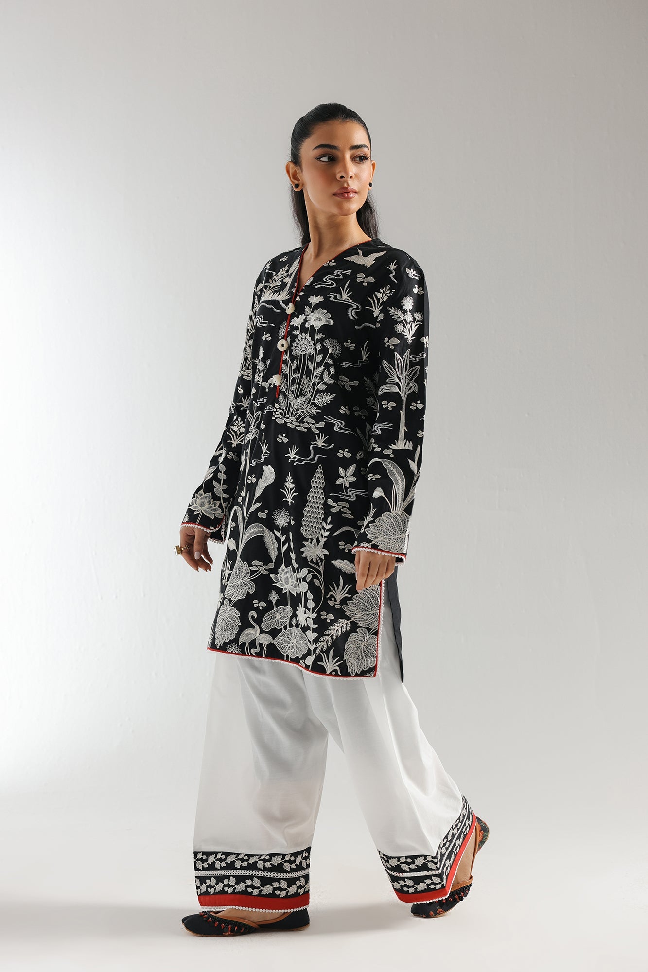 EMBROIDERED SUIT (E2953/103/902) - Image 2
