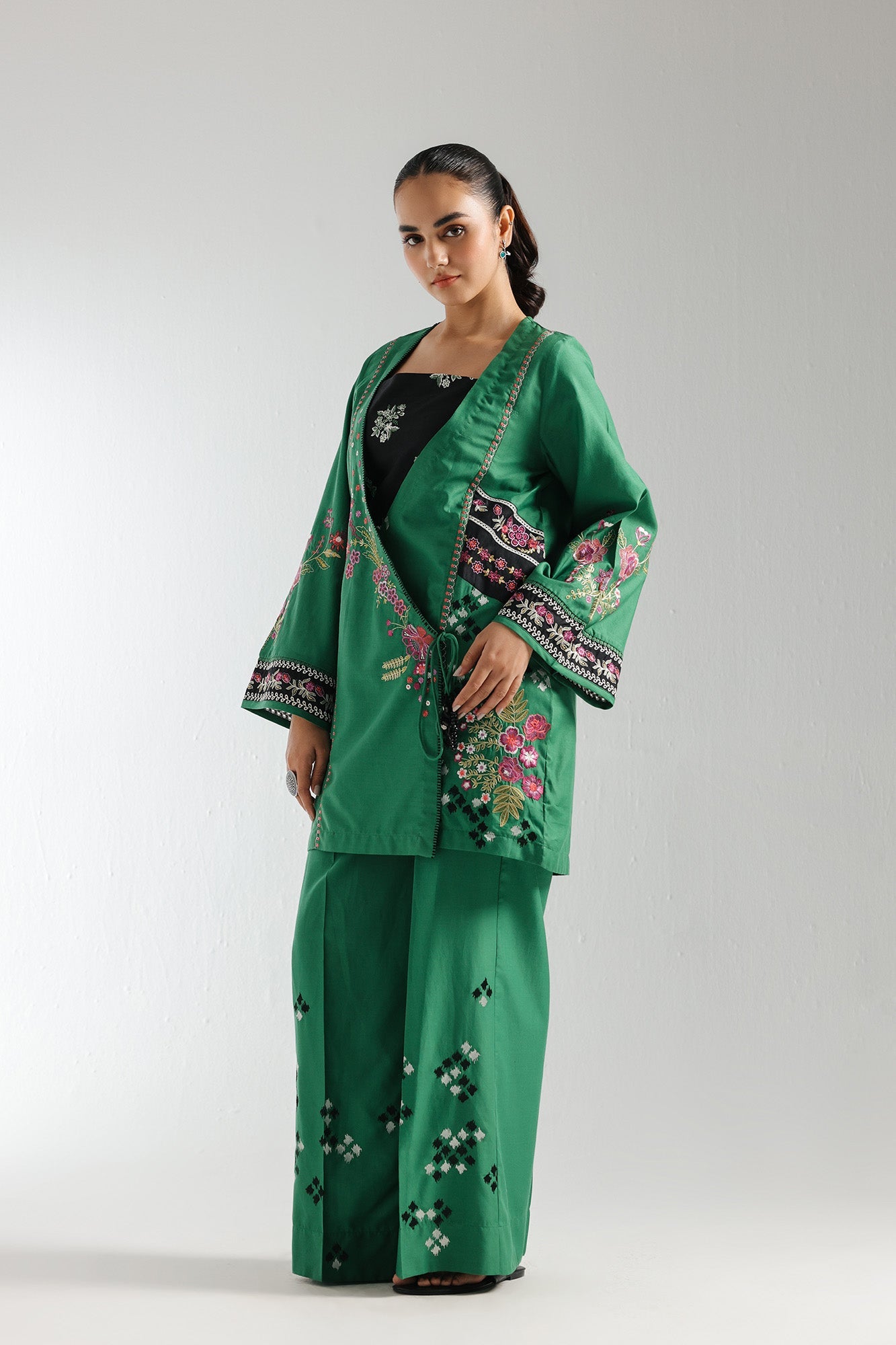 EMBROIDERED SUIT (E2973/103/708) - Image 2