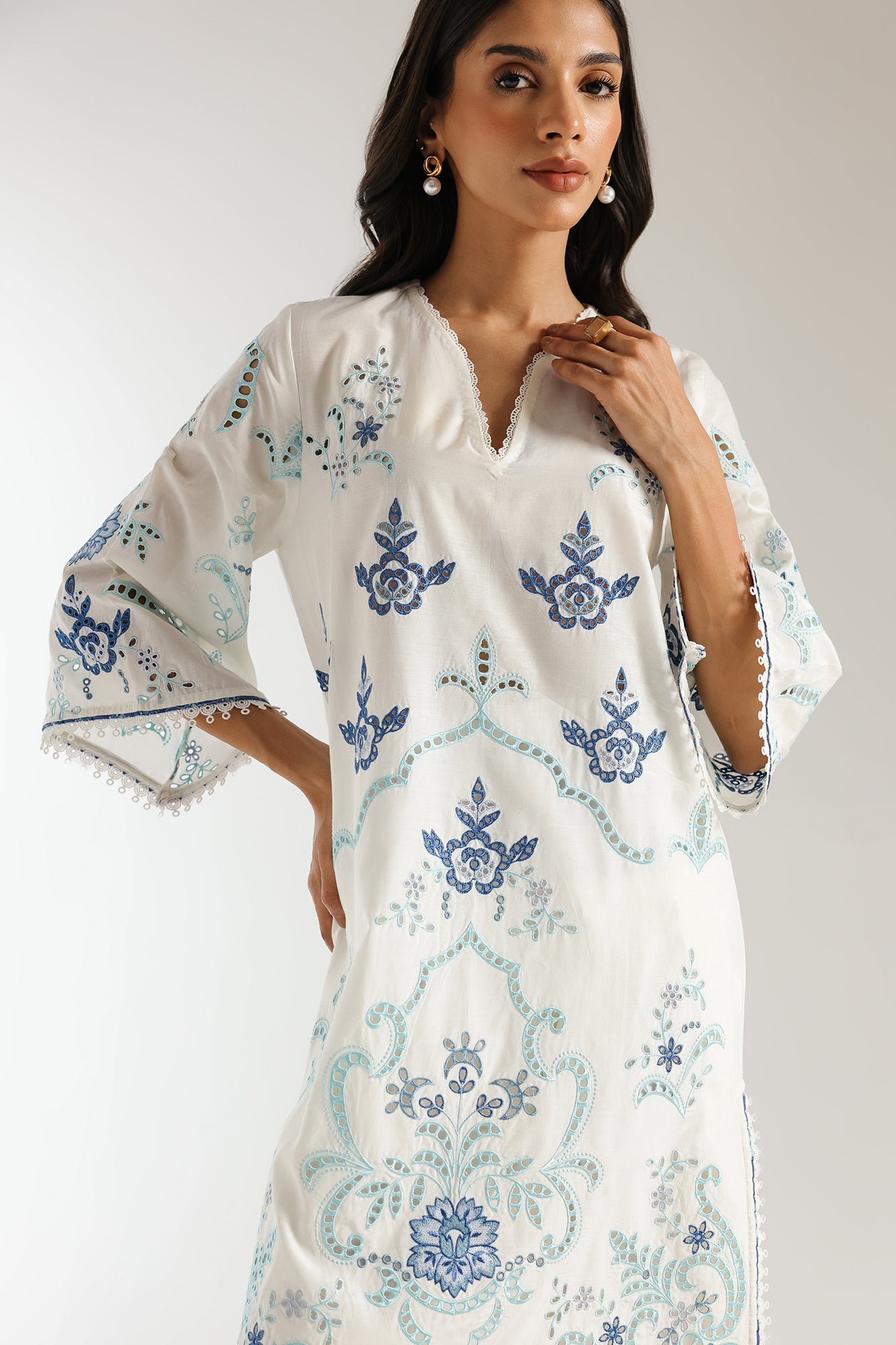 EMBROIDERED SUIT (E3001/103/003) - Image 4