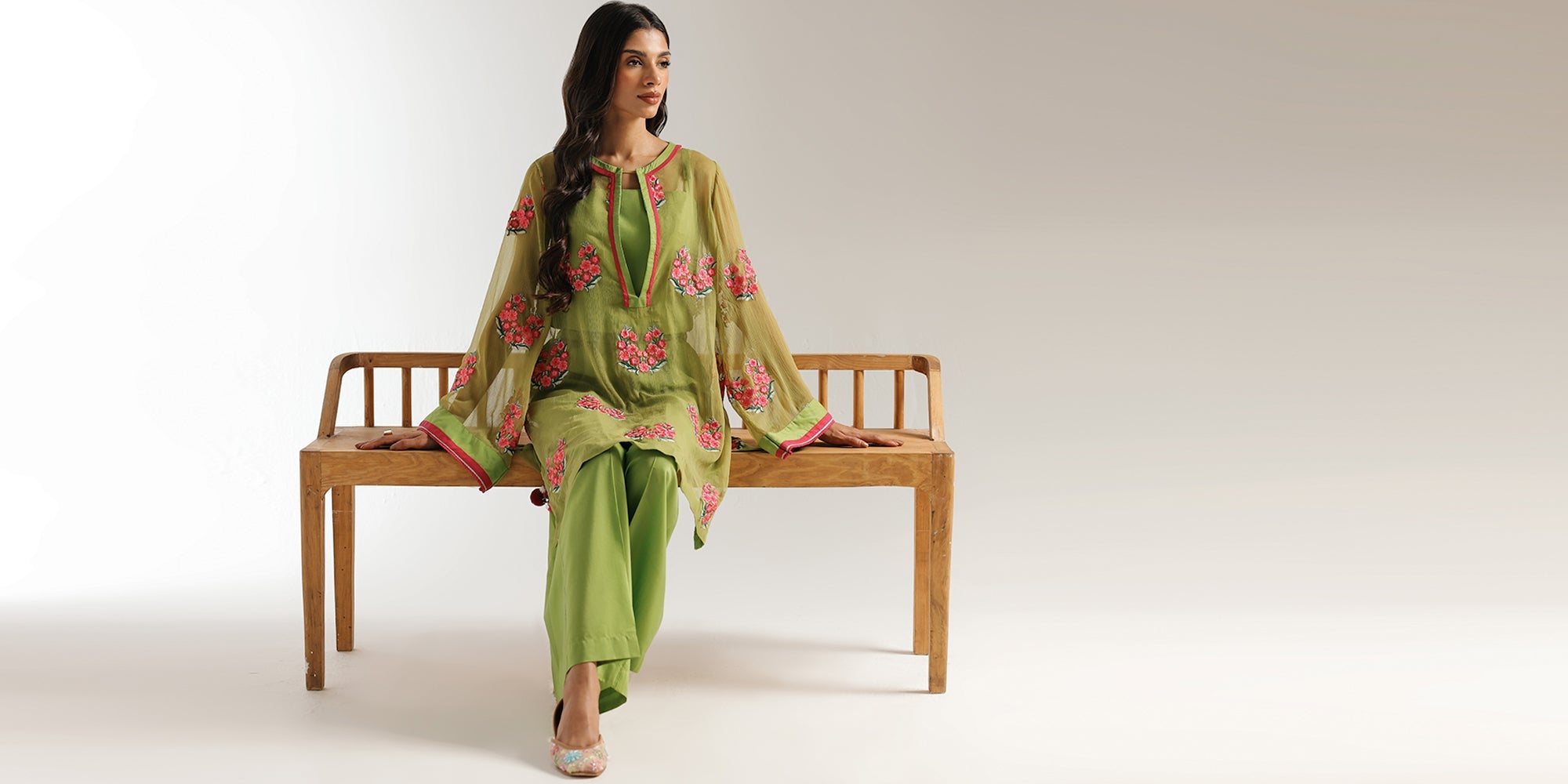 EMBROIDERED SUIT (E3007/103/122) - Image 5