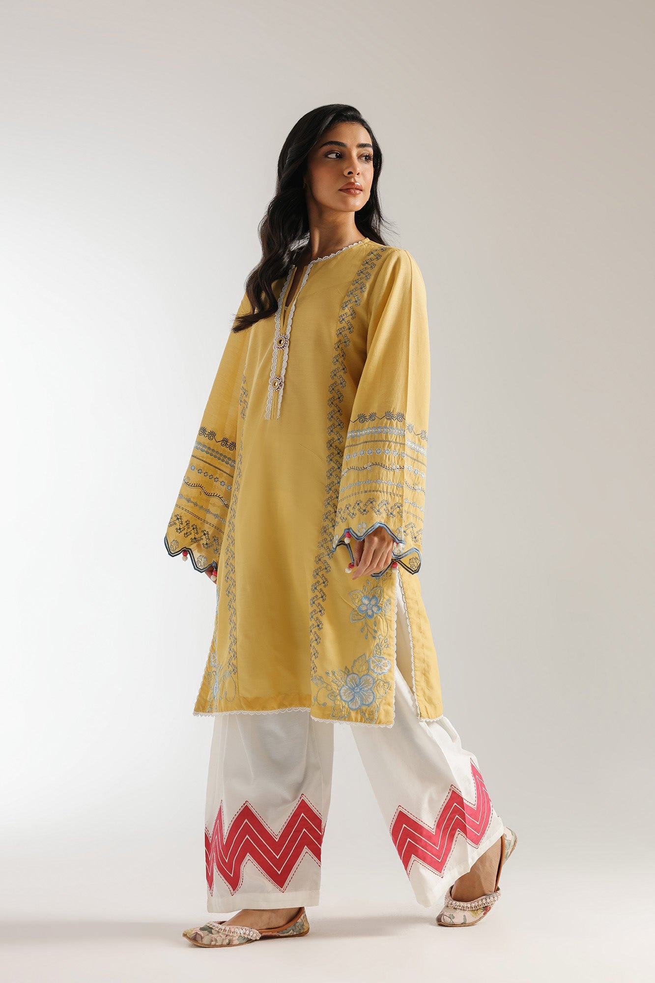 EMBROIDERED SUIT (E3024/103/219) - Image 2