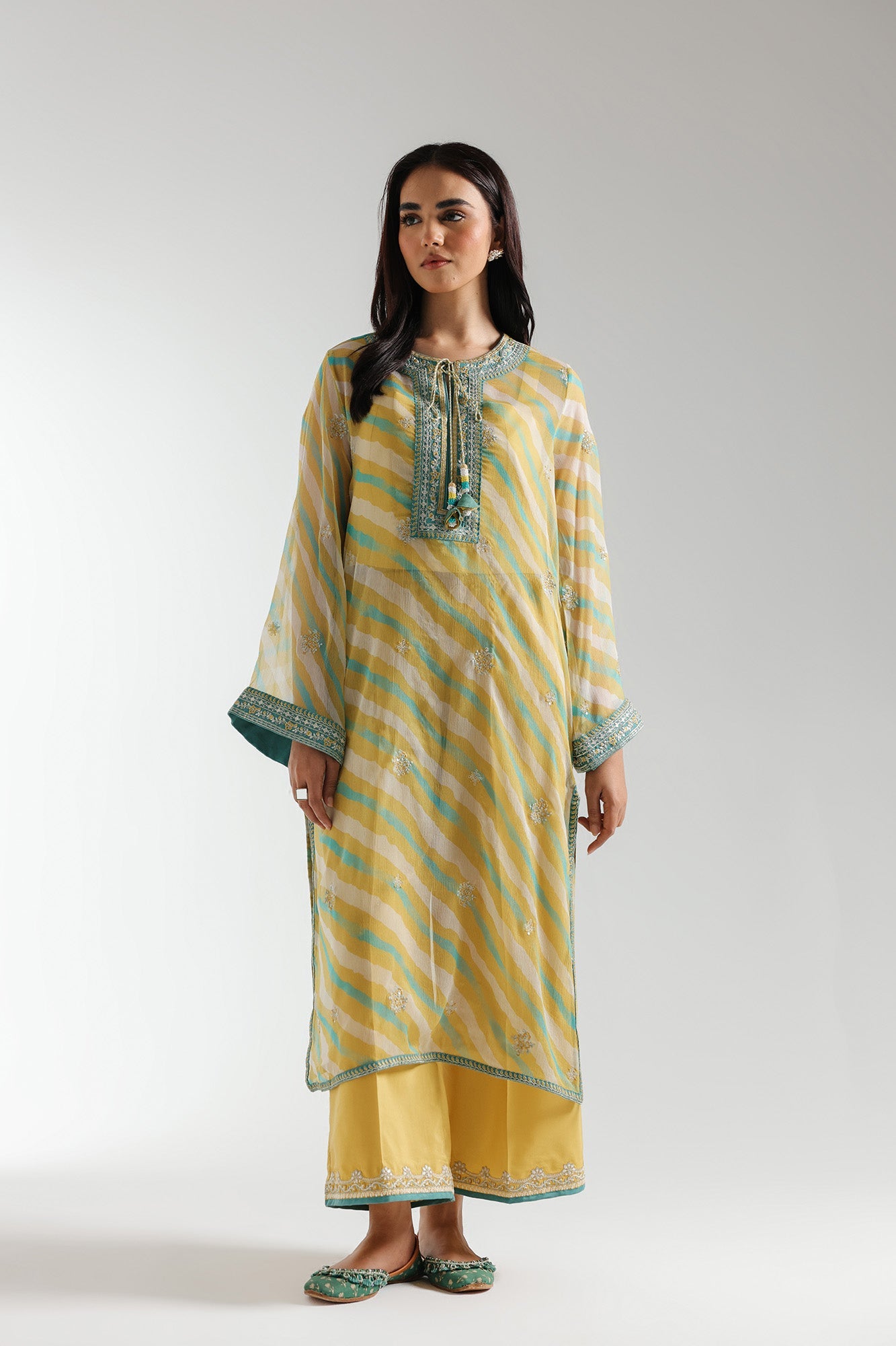 EMBROIDERED SUIT (E3067/103/224) - Image 2