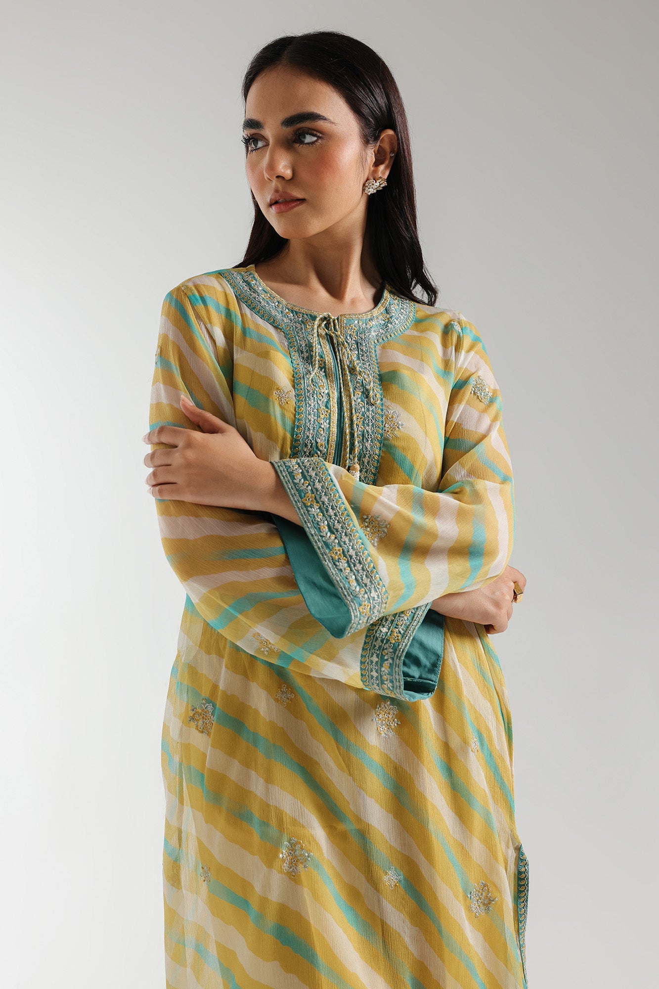 EMBROIDERED SUIT (E3067/103/224) - Image 5