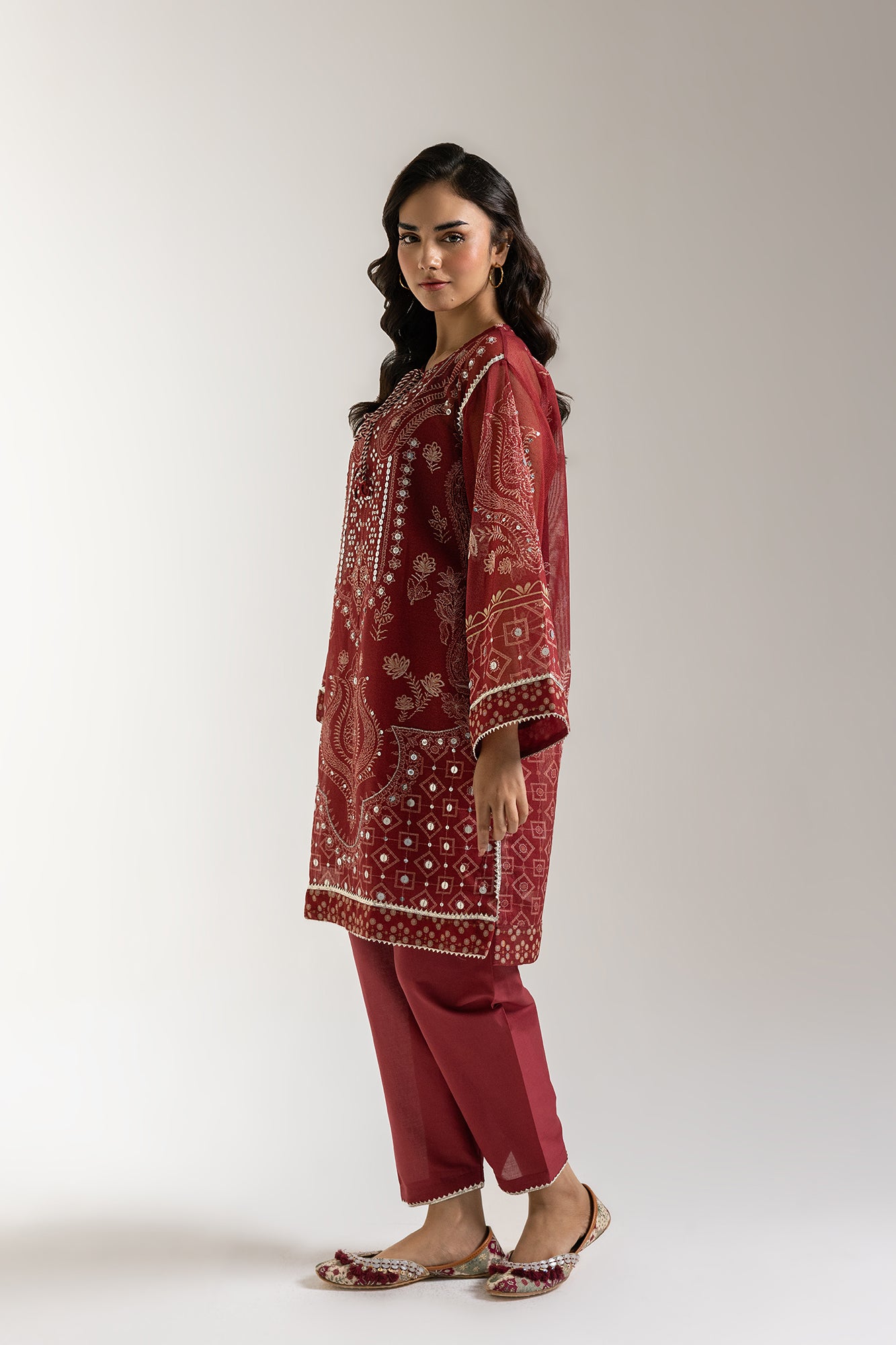 EMBROIDERED SUIT (E3075/103/414) - Image 2