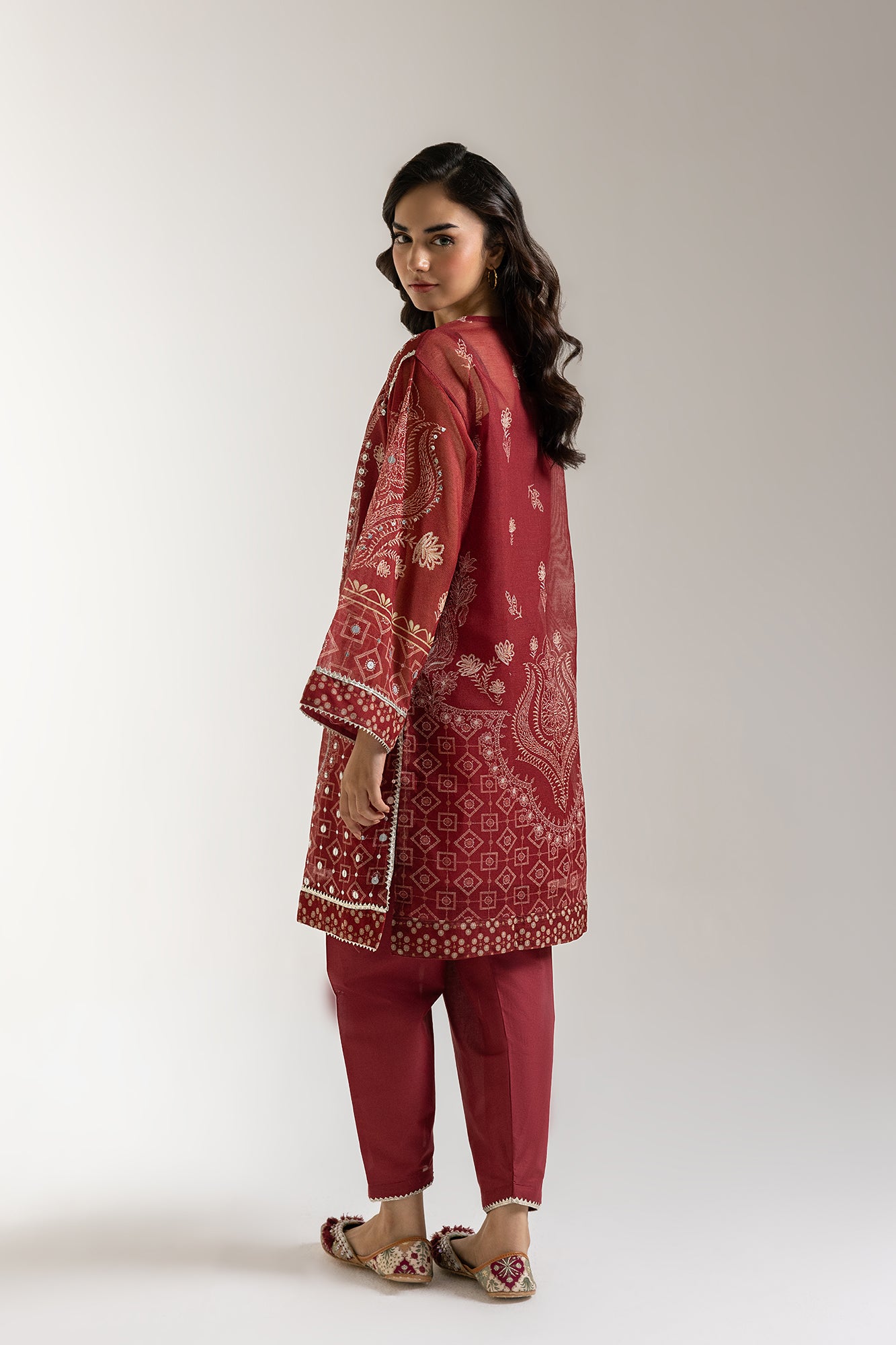 EMBROIDERED SUIT (E3075/103/414) - Image 3