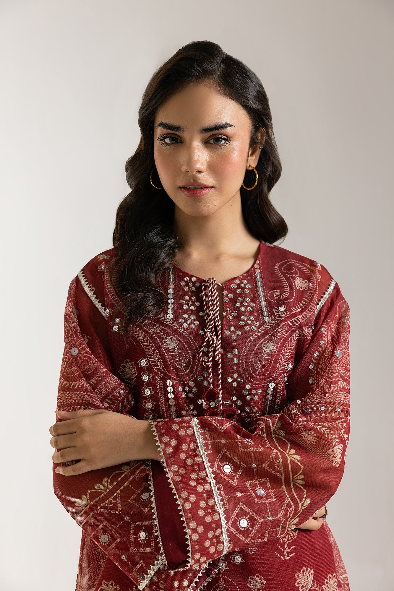 EMBROIDERED SUIT (E3075/103/414) - Image 4