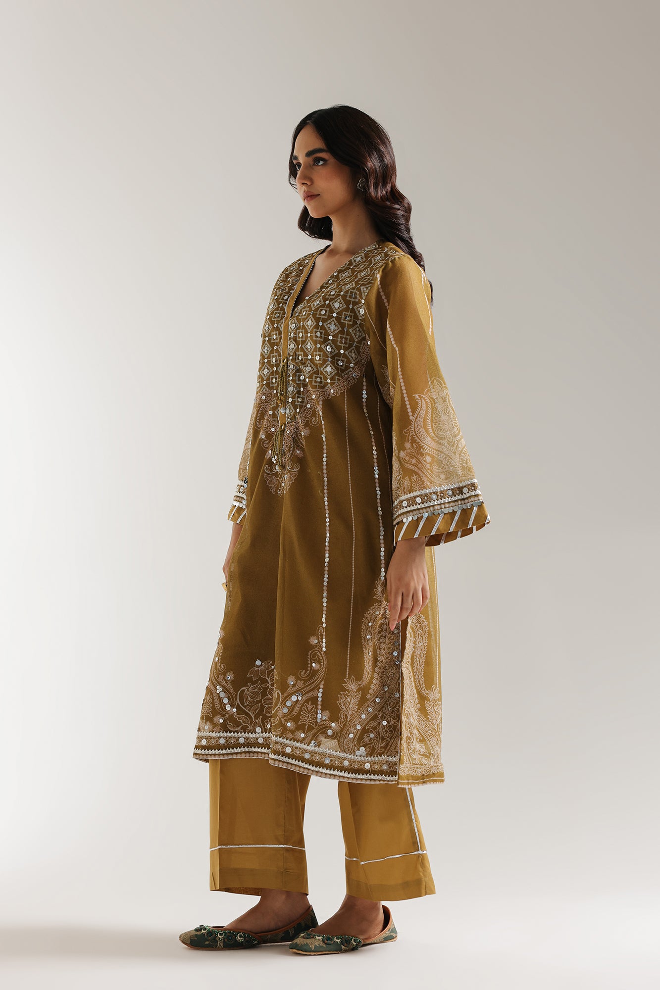 EMBROIDERED SUIT (E3076/103/102) - Image 2