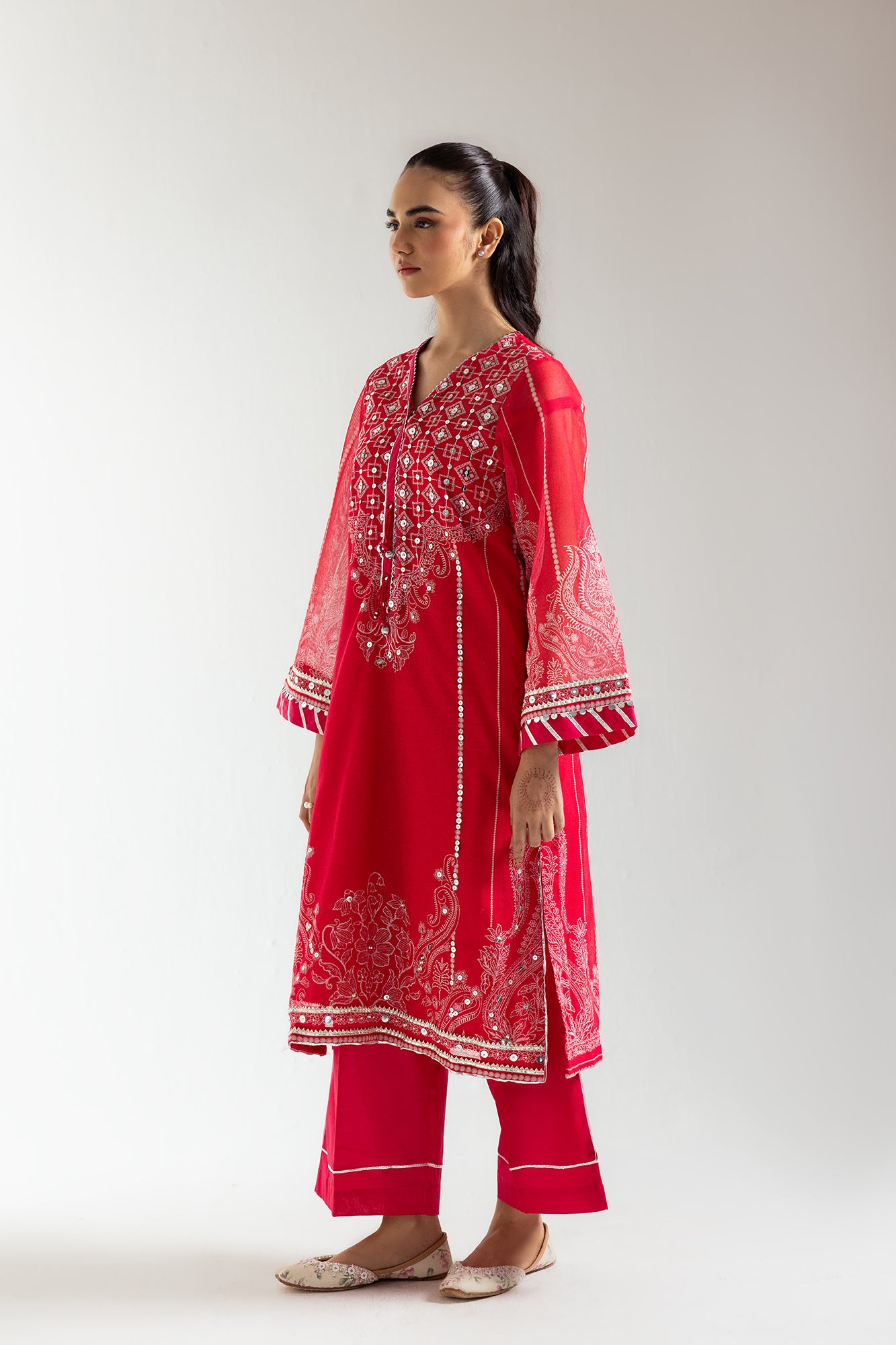 EMBROIDERED SUIT (E3076/103/418) - Image 2