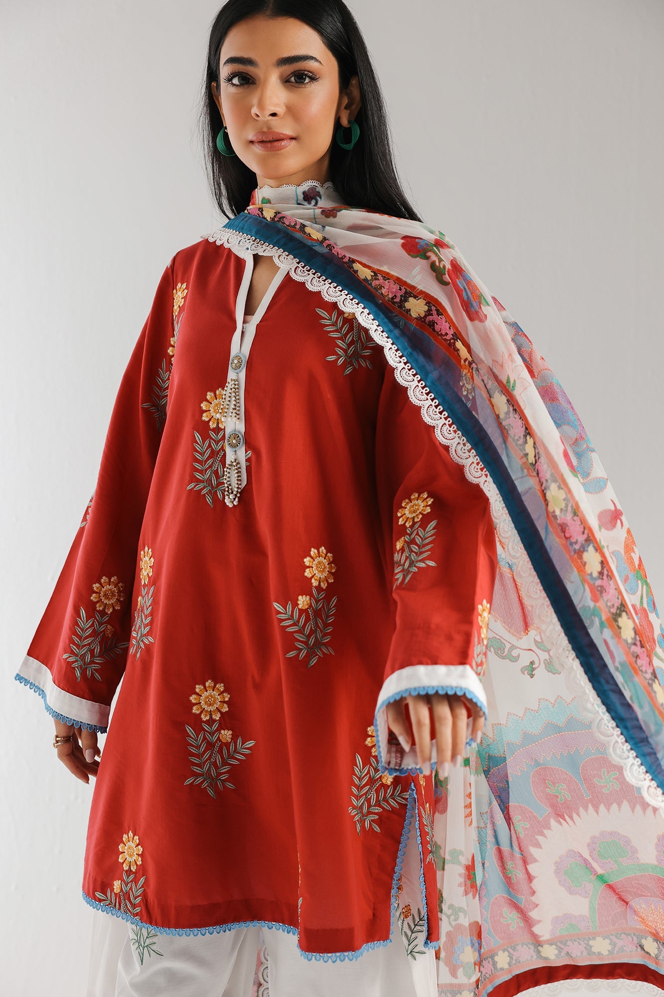 EMBROIDERED SUIT (E3089/103/416) - Image 4