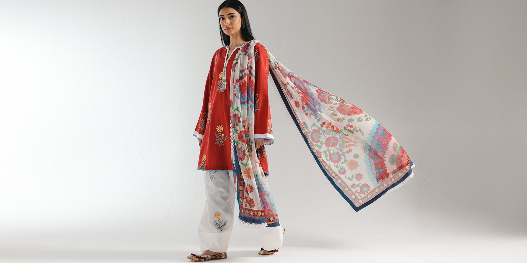 EMBROIDERED SUIT (E3089/103/416) - Image 5