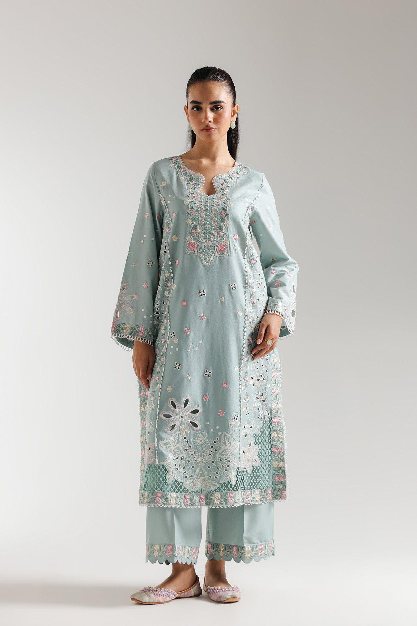 EMBROIDERED SUIT (E3104/103/718) - Image 2