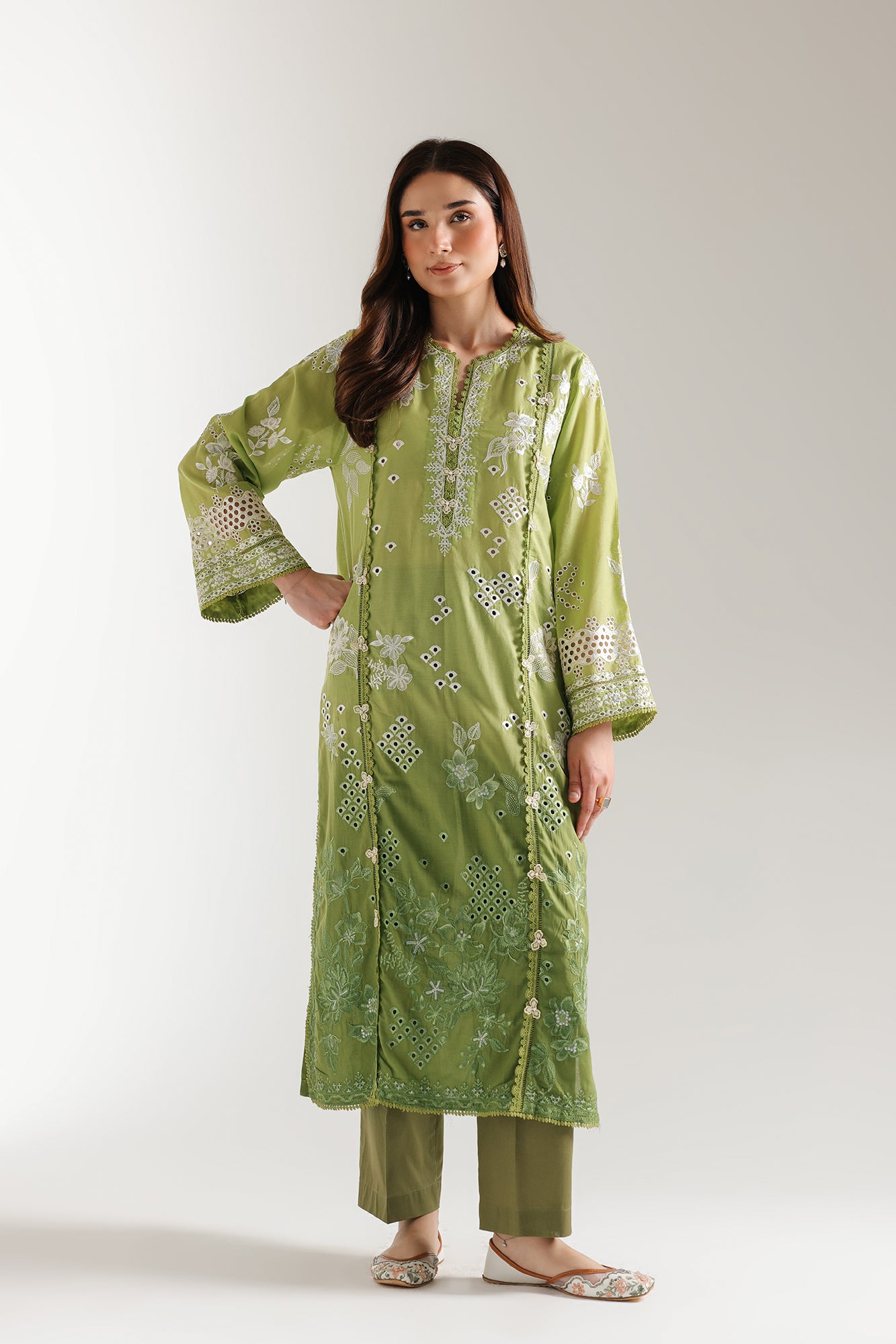 EMBROIDERED SUIT (E3107/103/123) - Image 2