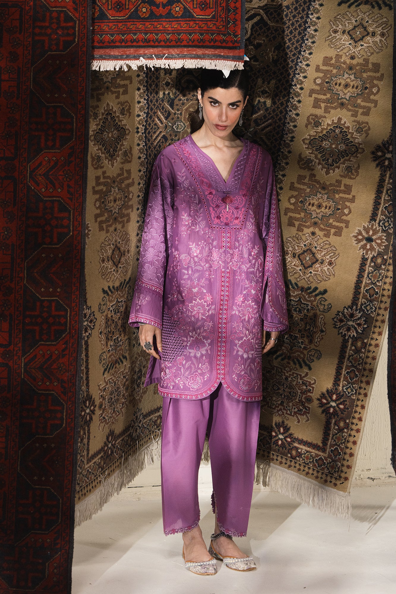 EMBROIDERED SUIT (E3114/103/522) - Image 6