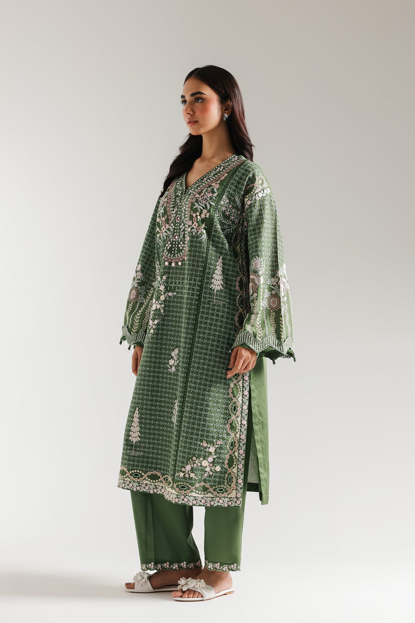 EMBROIDERED SUIT (E3138/103/122) - Image 2