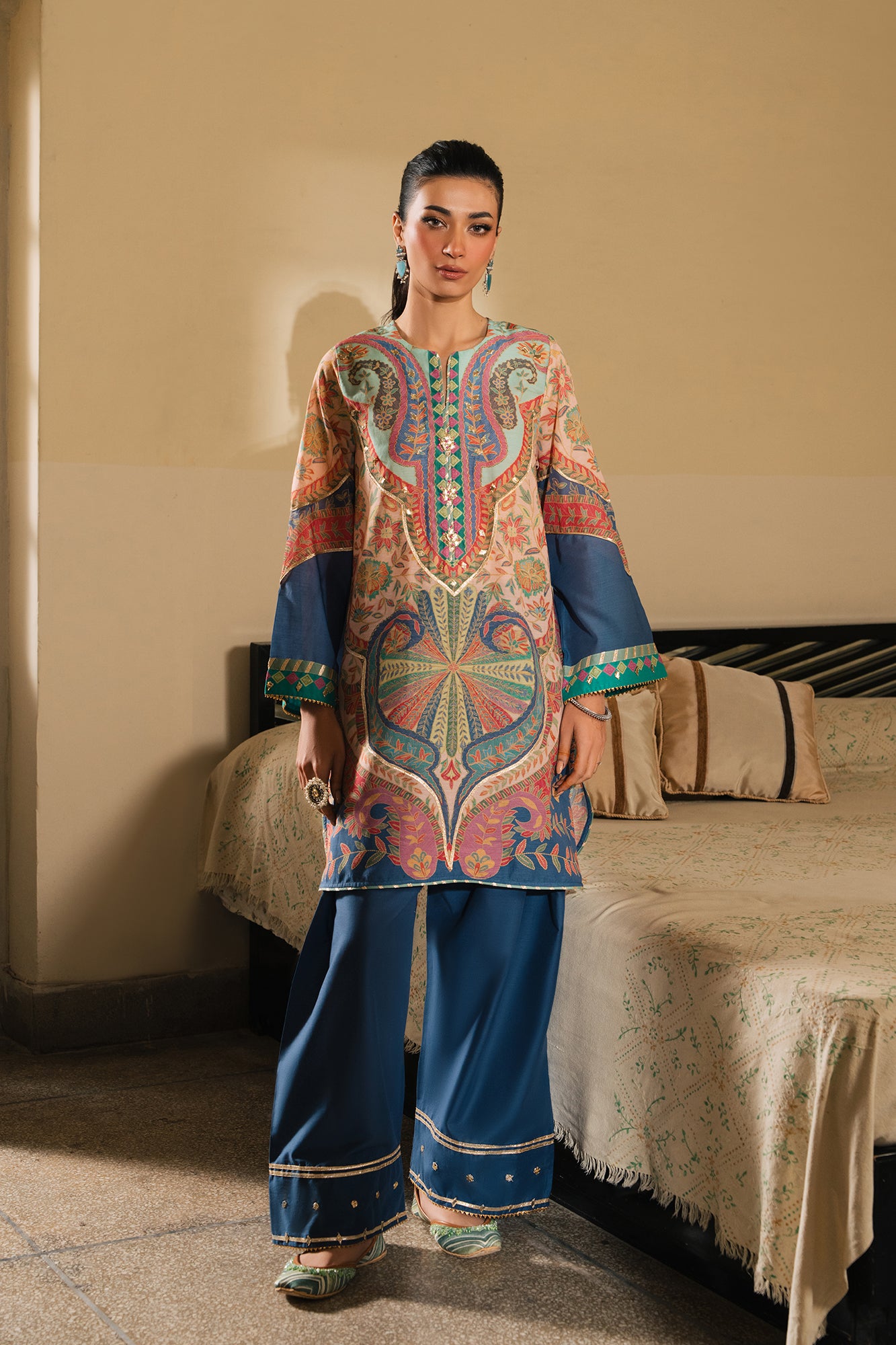 EMBROIDERED SUIT (E3157/103/328) - Image 2