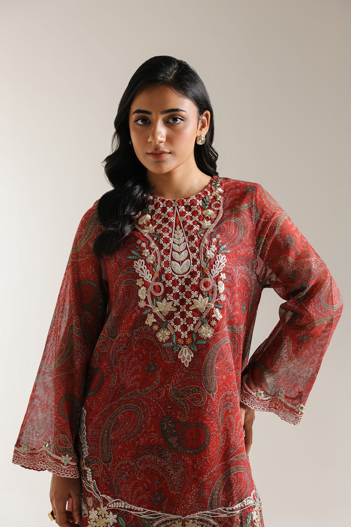 EMBROIDERED SUIT (E3197/103/416) - Image 4