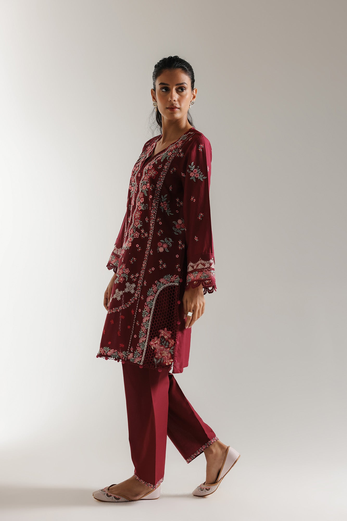 EMBROIDERED SUIT (E3236/103/517) - Image 2