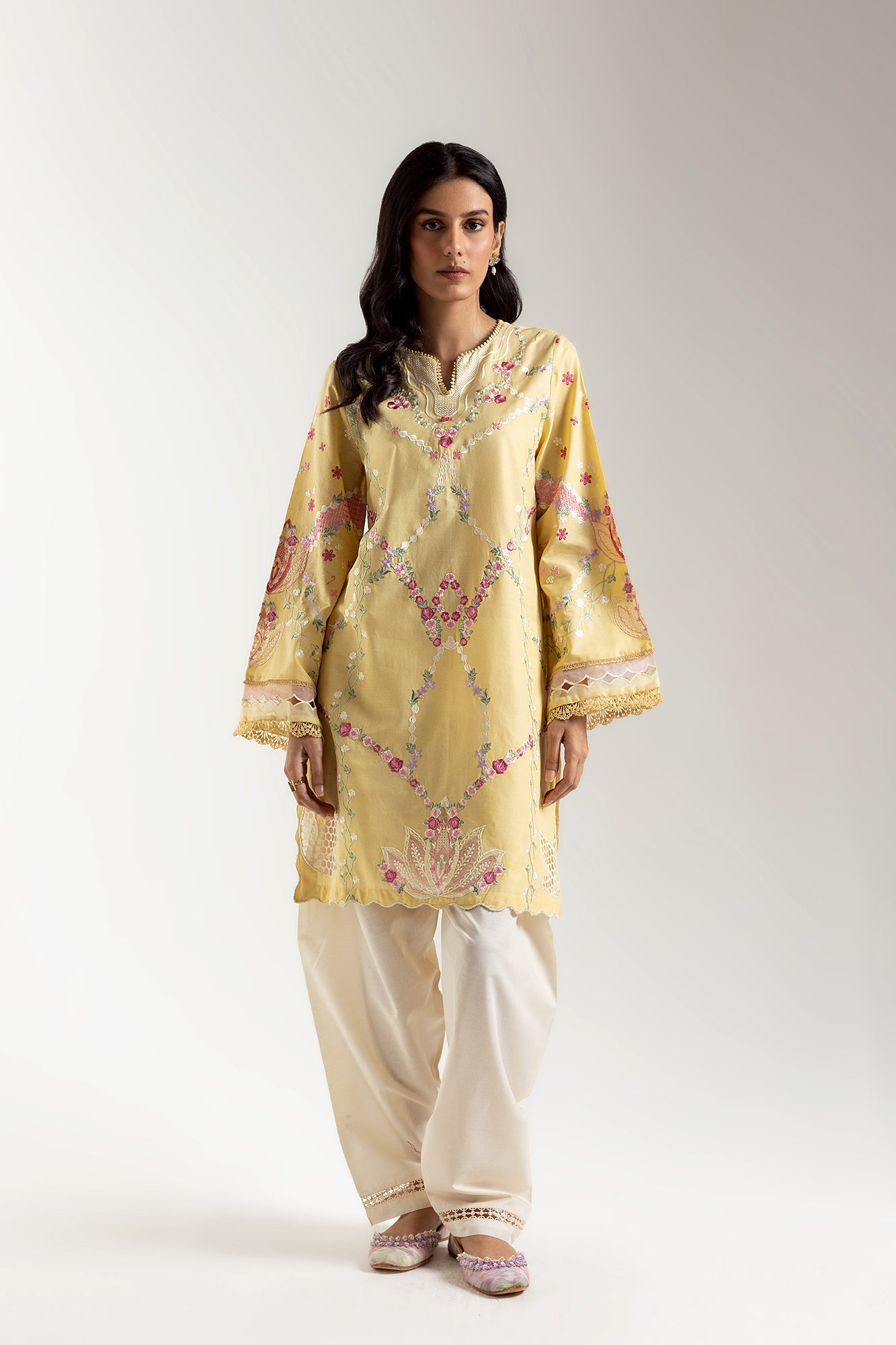 EMBROIDERED SUIT (E3254/103/226) - Image 2