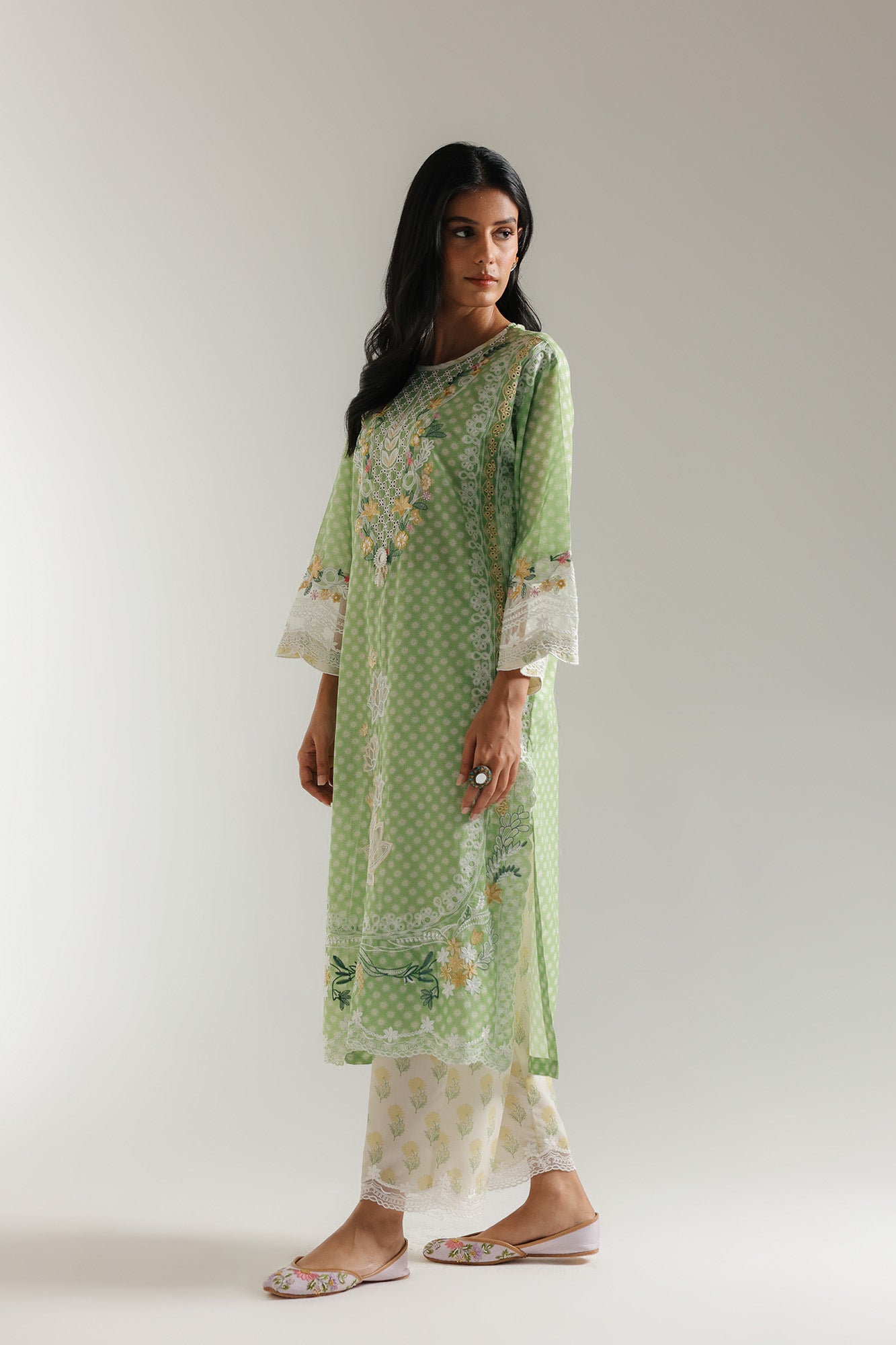 EMBROIDERED SUIT (E103/710/3299) - Image 3