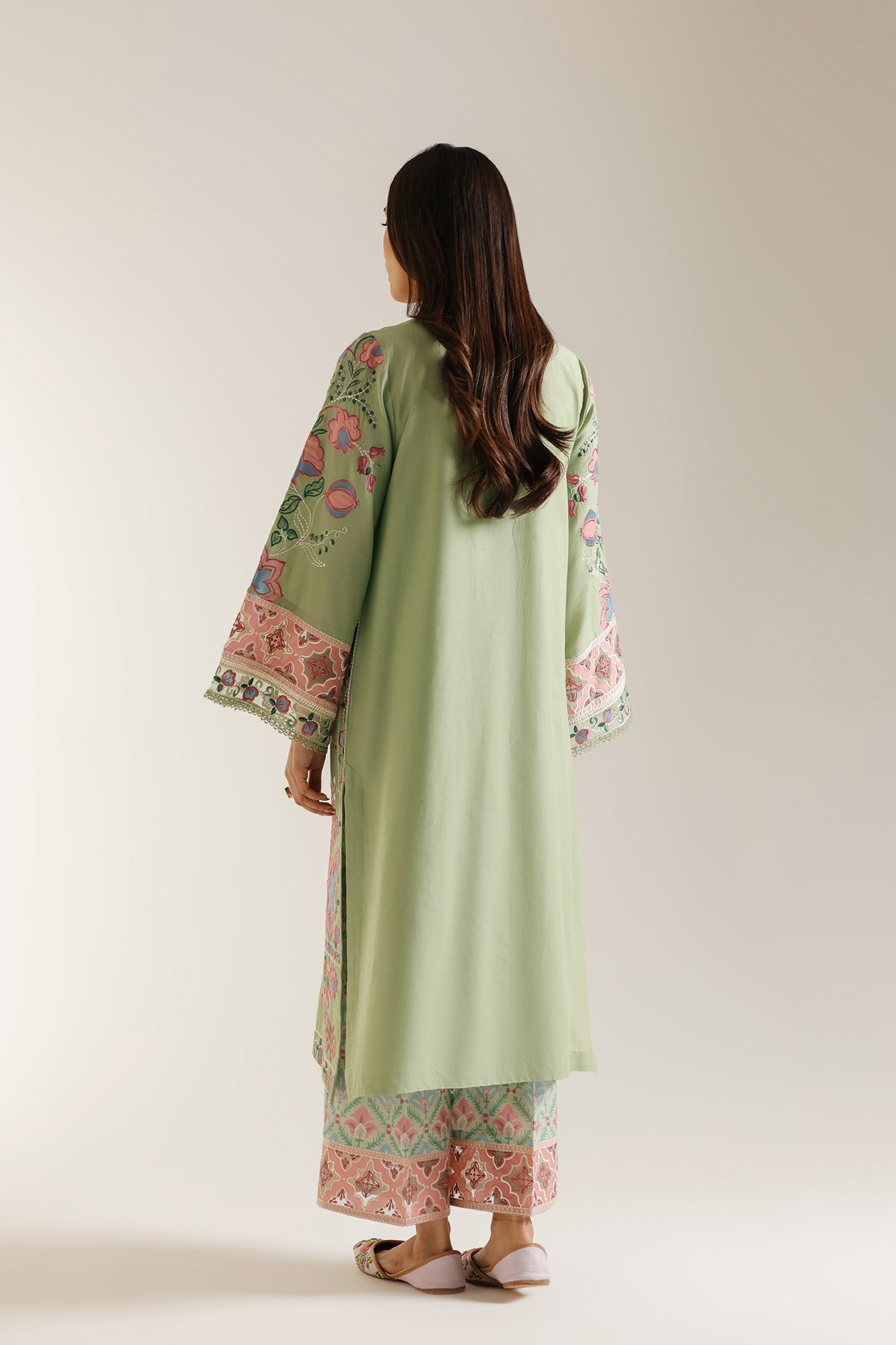 EMBROIDERED SUIT (E3304/103/122) - Image 3