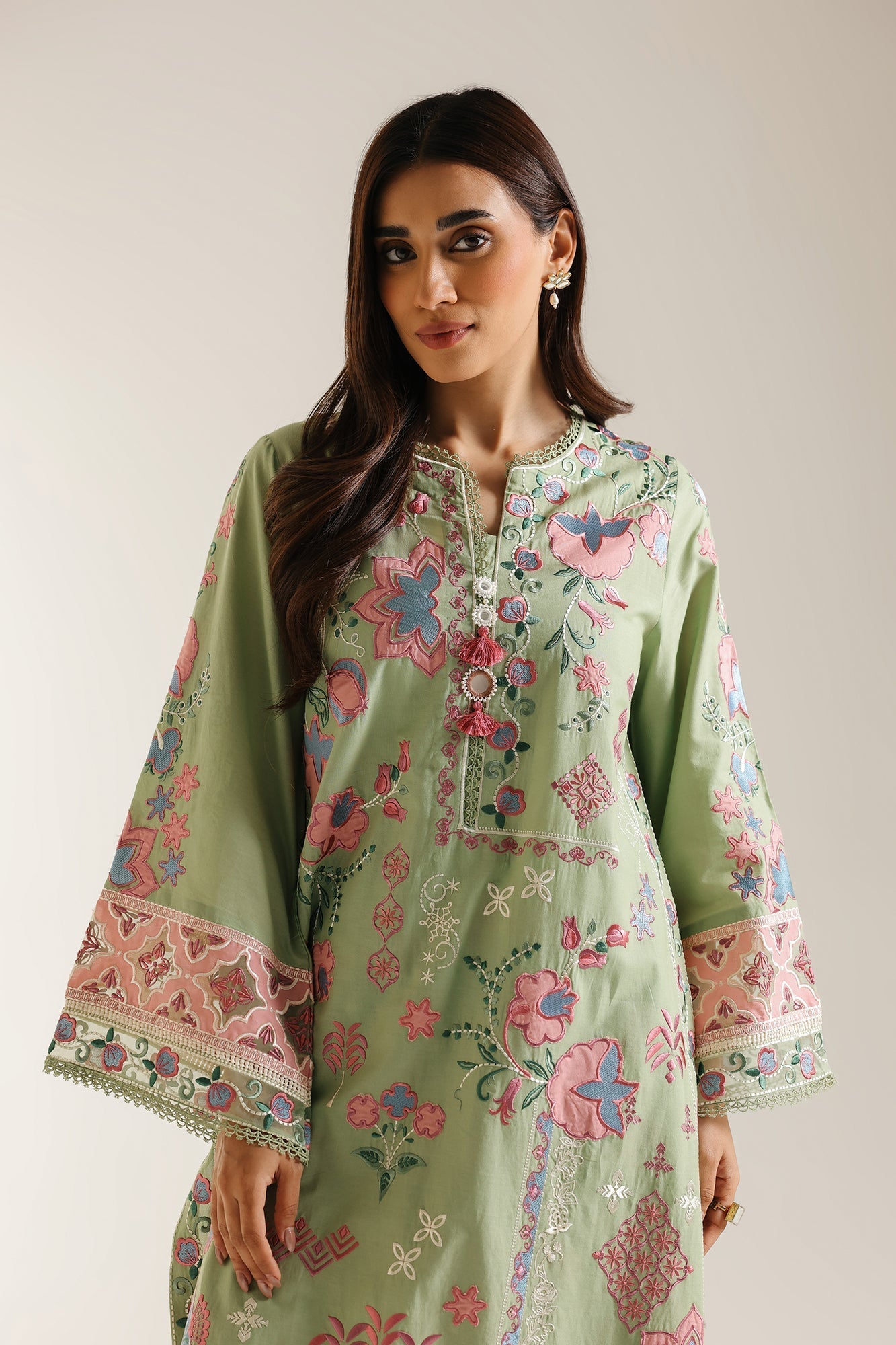 EMBROIDERED SUIT (E3304/103/122) - Image 4