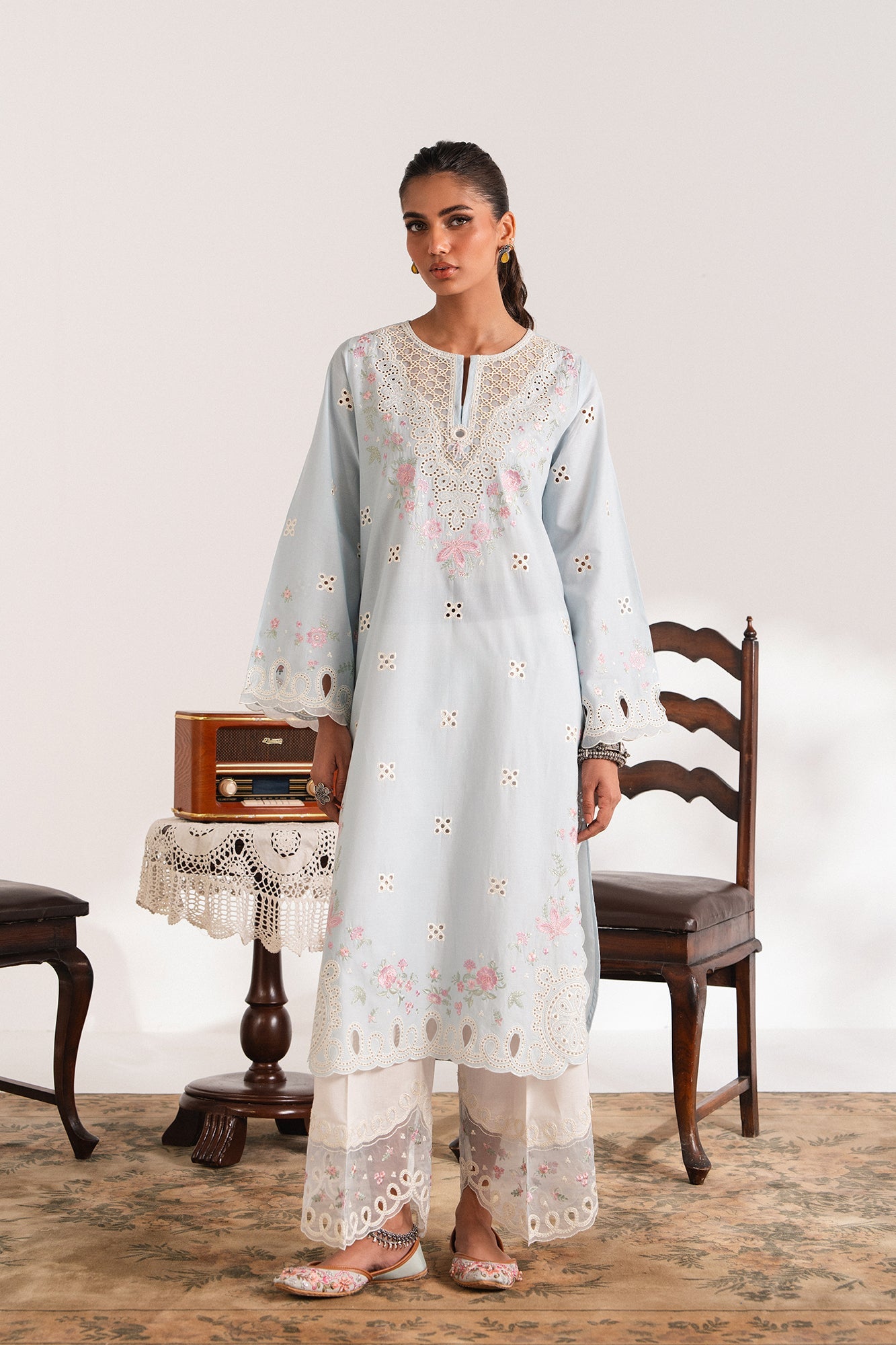 EMBROIDERED SUIT (E3314/103/633) - Image 2