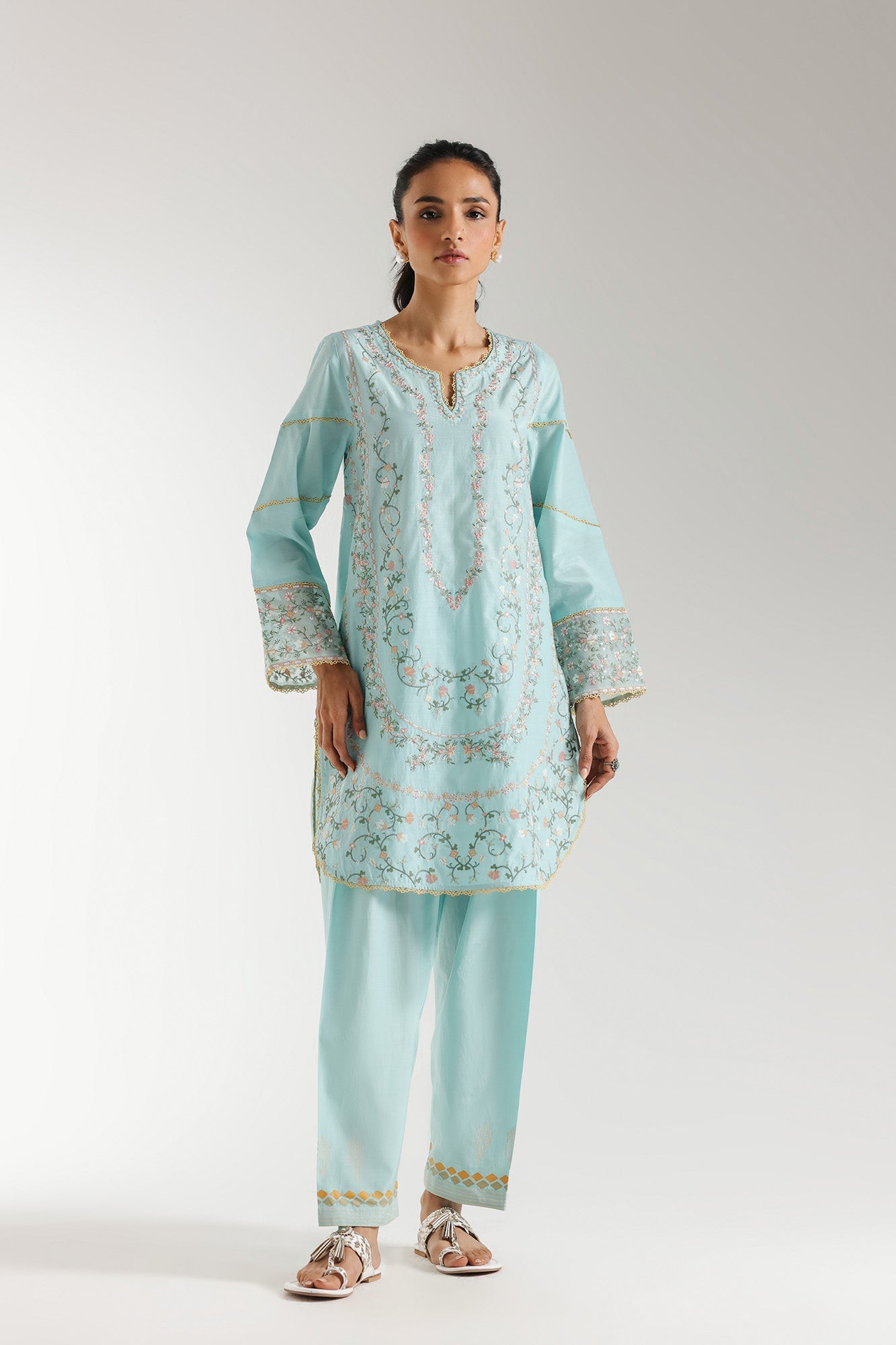 EMBROIDERED SUIT (E3344/103/718) - Image 2