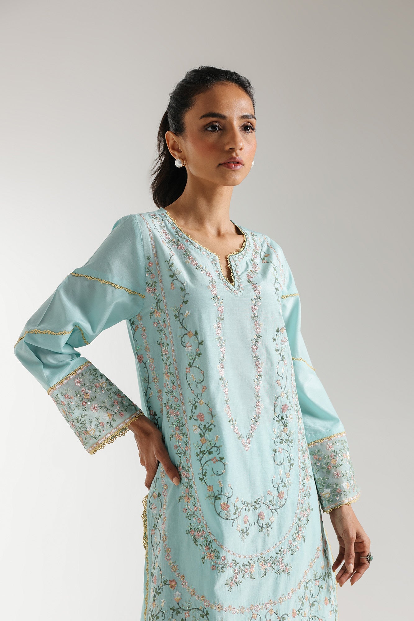 EMBROIDERED SUIT (E3344/103/718) - Image 4