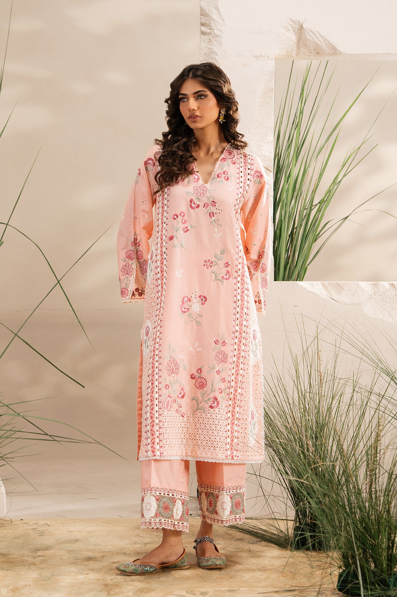 EMBROIDERED SUIT (E3383/103/316) - Image 3