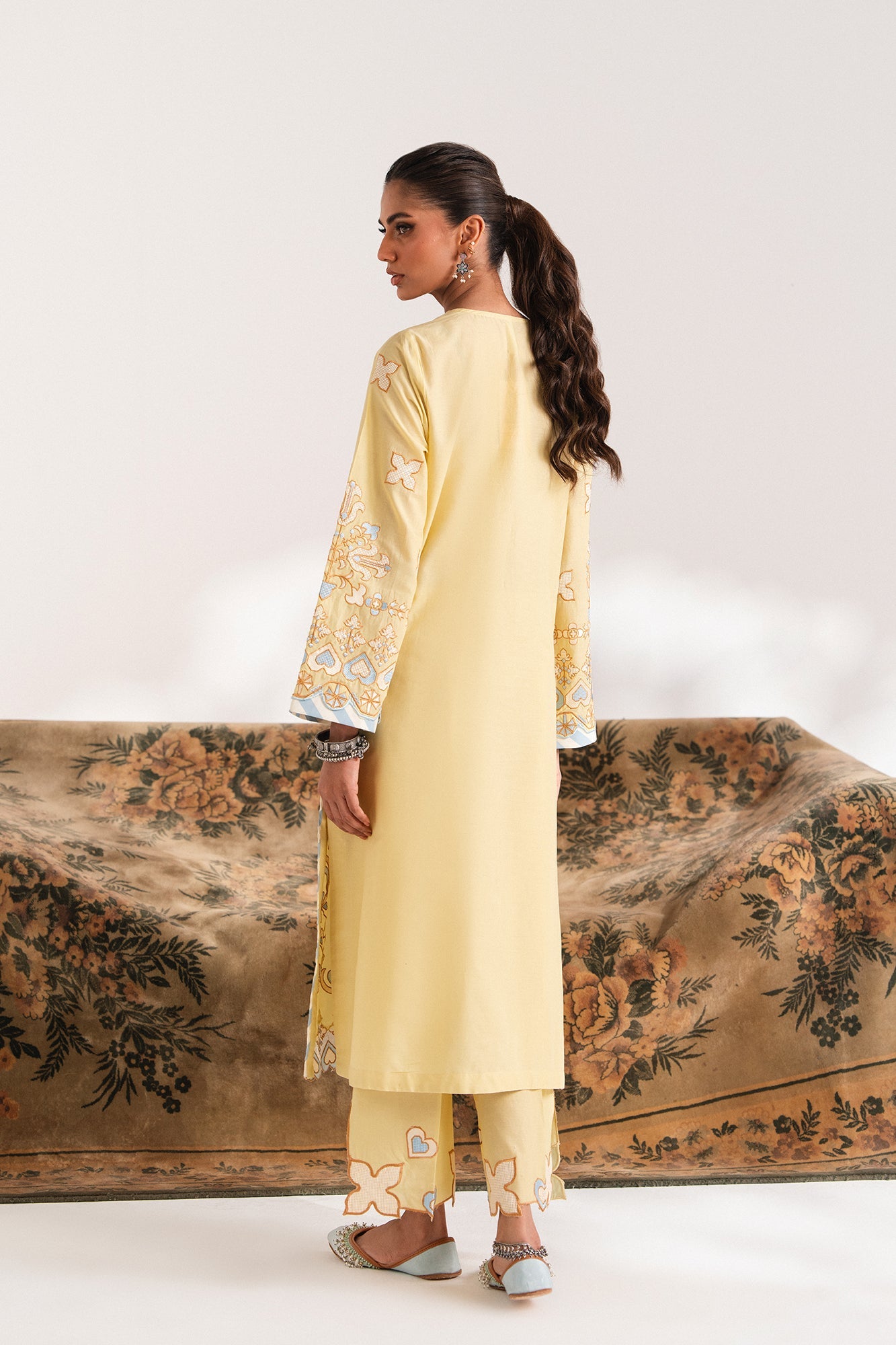 EMBROIDERED SUIT (E3384/103/110) - Image 3