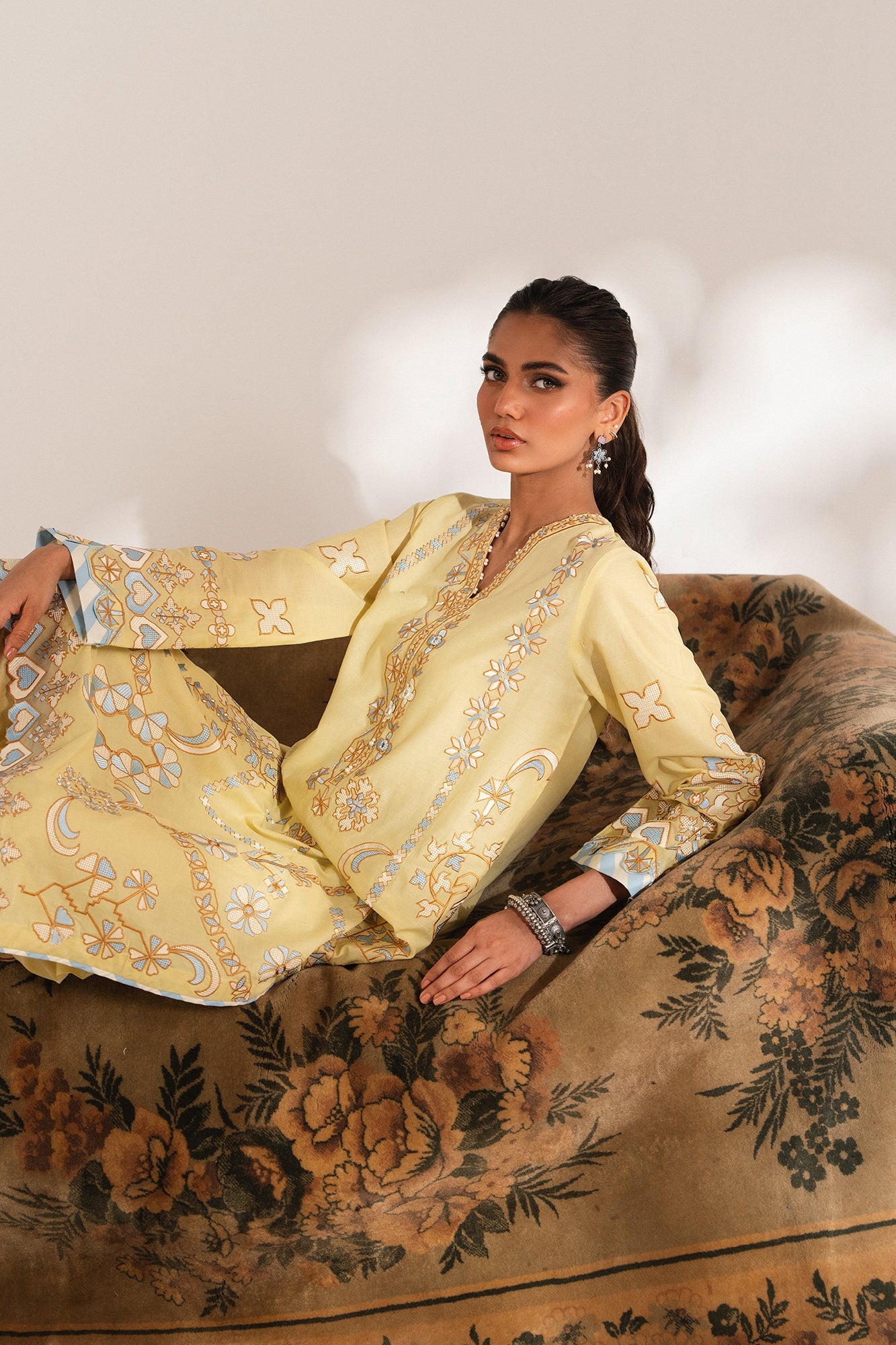 EMBROIDERED SUIT (E3384/103/110) - Image 5