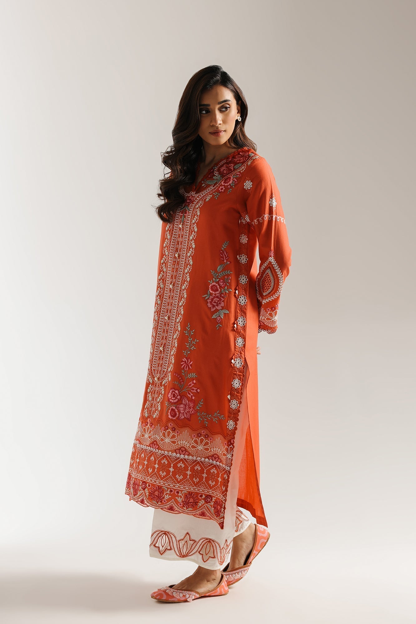 EMBROIDERED SUIT (E3388/103/323) - Image 2