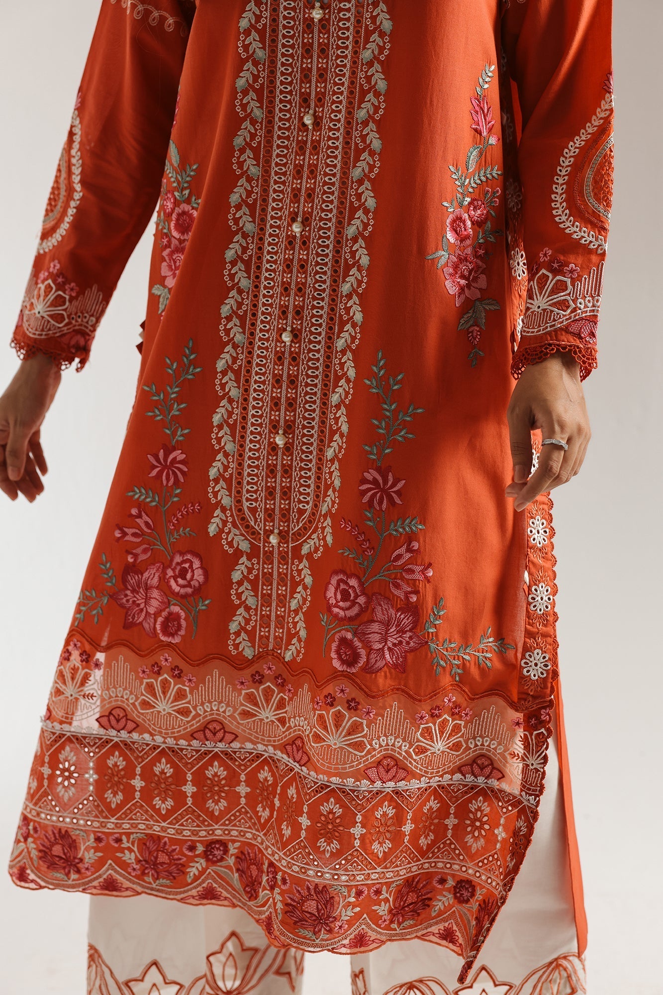 EMBROIDERED SUIT (E3388/103/323) - Image 5