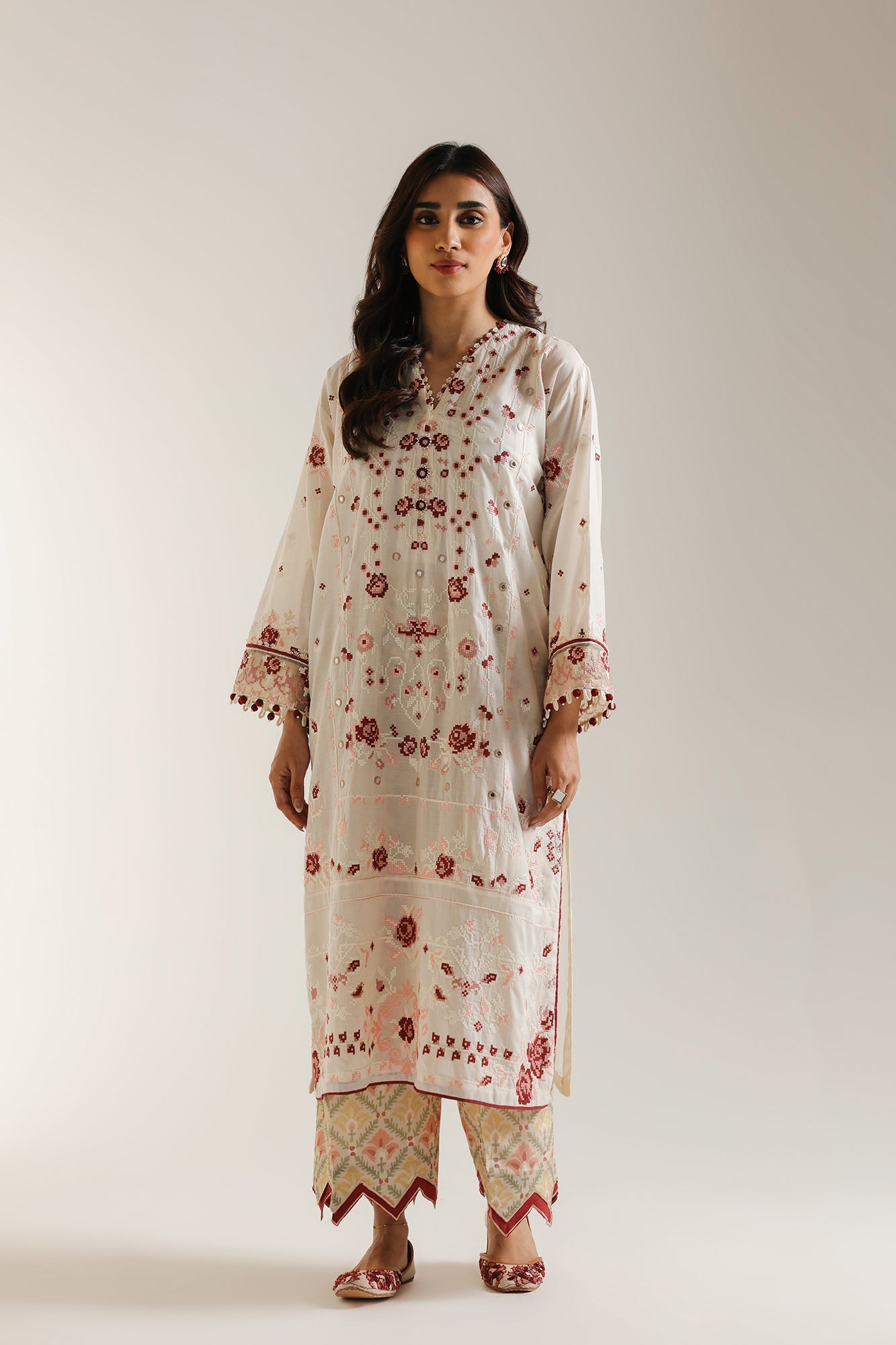 EMBROIDERED SUIT (E3398/103/004) - Image 2